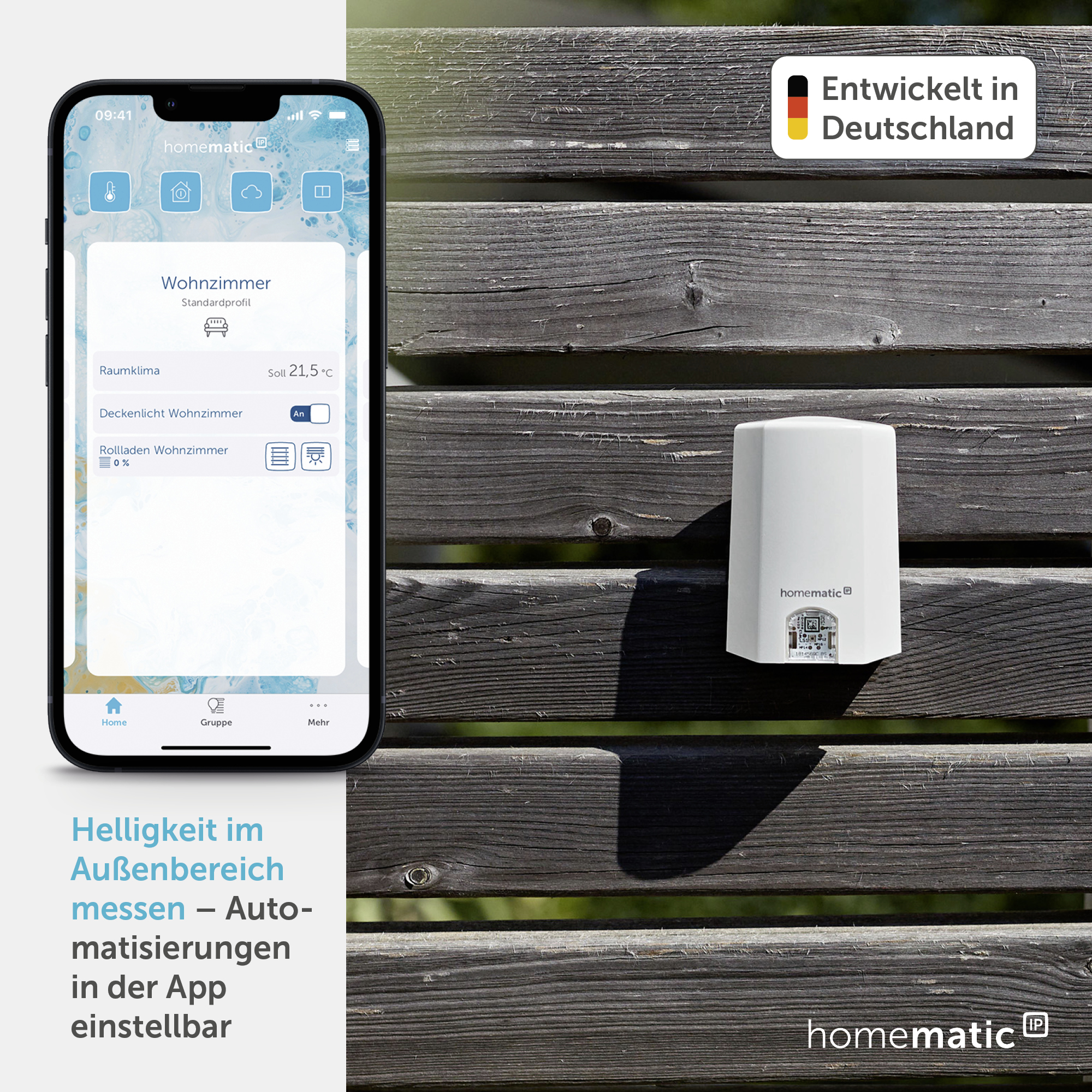 HOMEMATIC IP Smart Home 151566A0 Lichtsensor außen