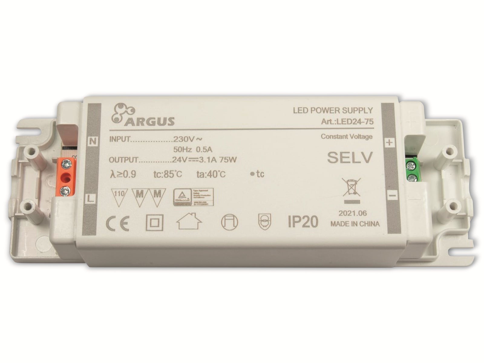 INTER-TECH LED-Netzteil LED 24V-/75 W