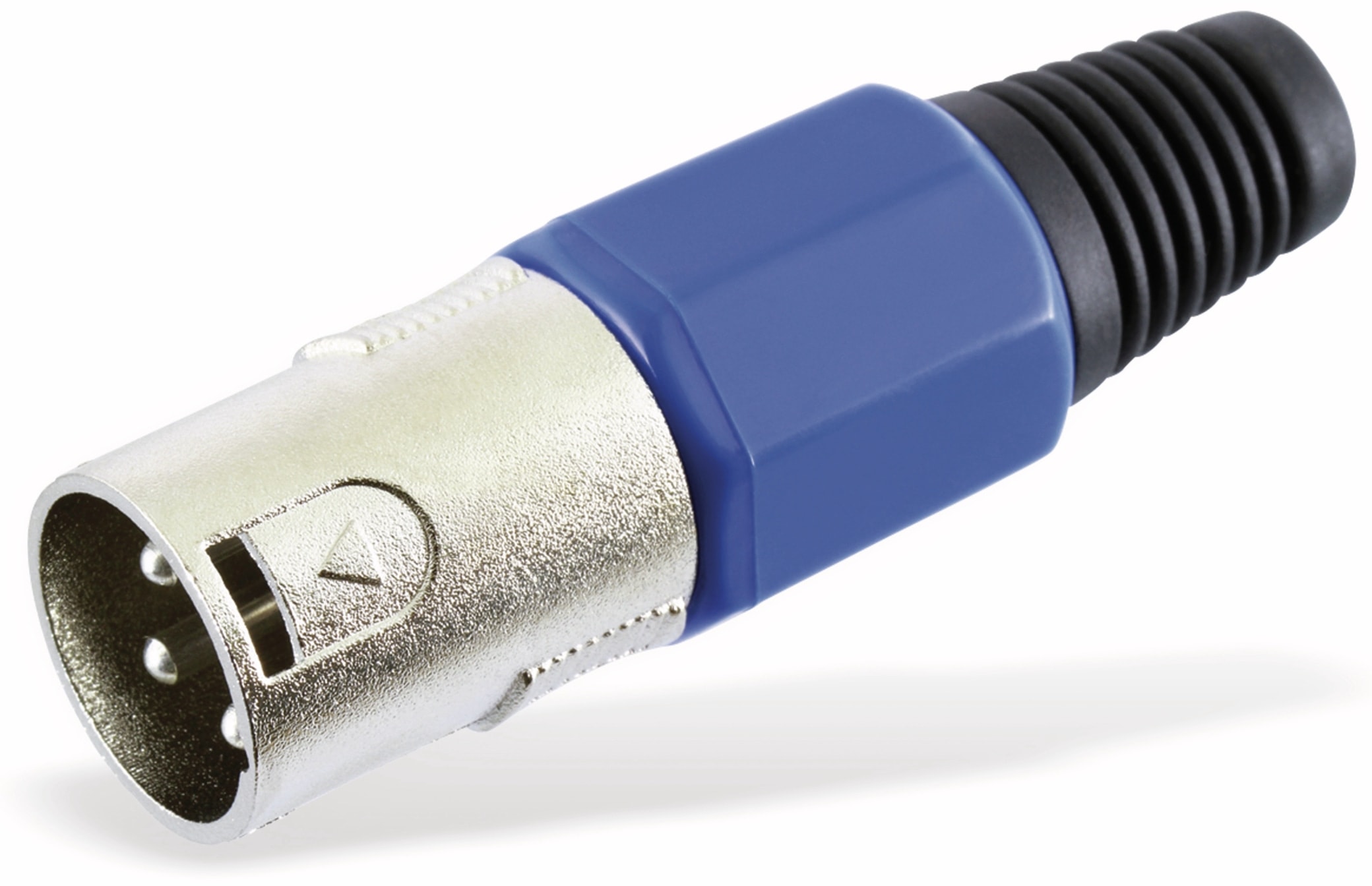 S-IMPULS XLR-Stecker, 3-polig, blau S-IMPULS XLR-Stecker, 3-polig, blau