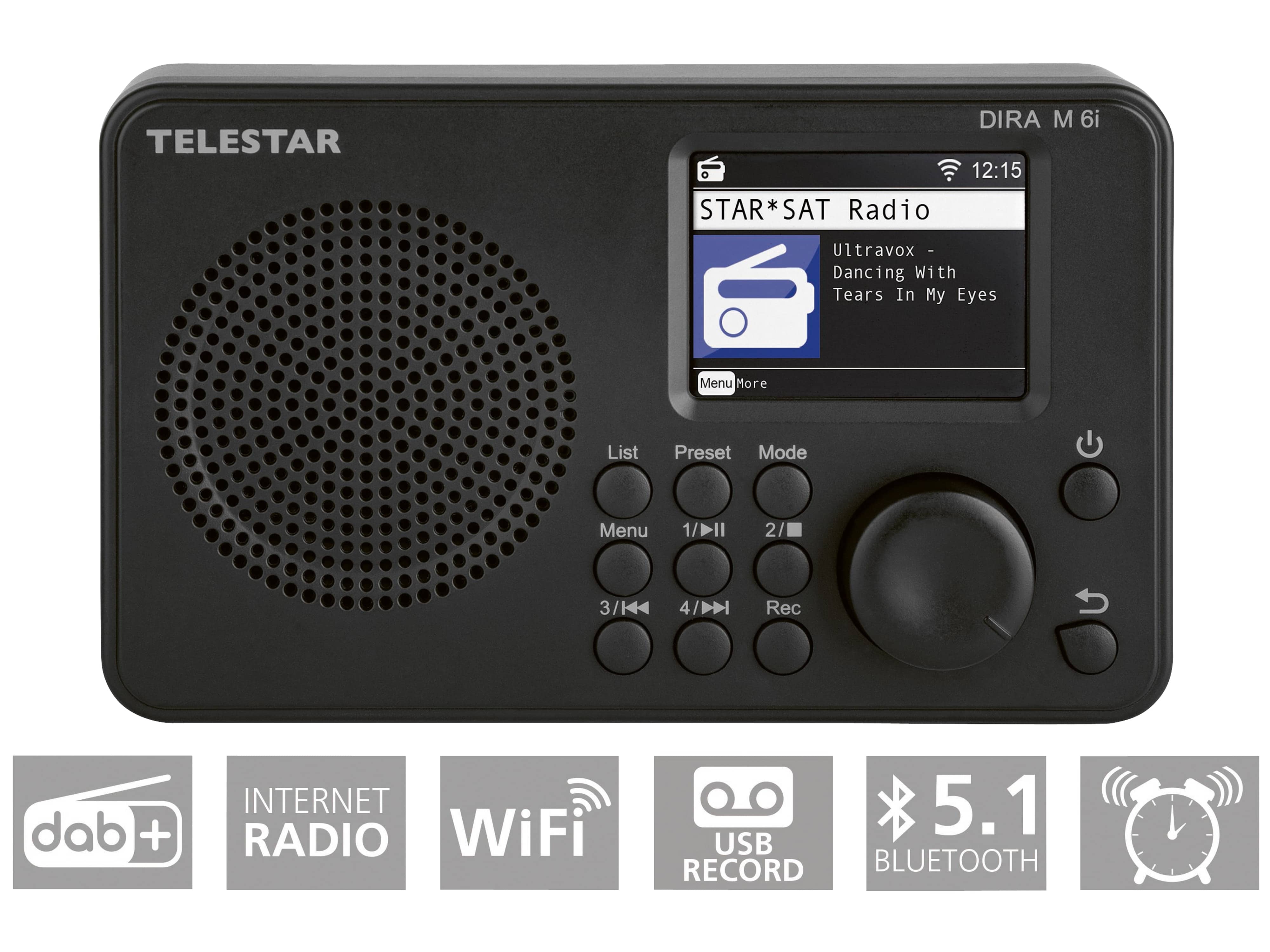 TELESTAR Internetradio DIRA M6i, DAB+/UKW, Bluetooth, schwarz TELESTAR Internetradio DIRA M6i, DAB+/UKW, Bluetooth, schwarz