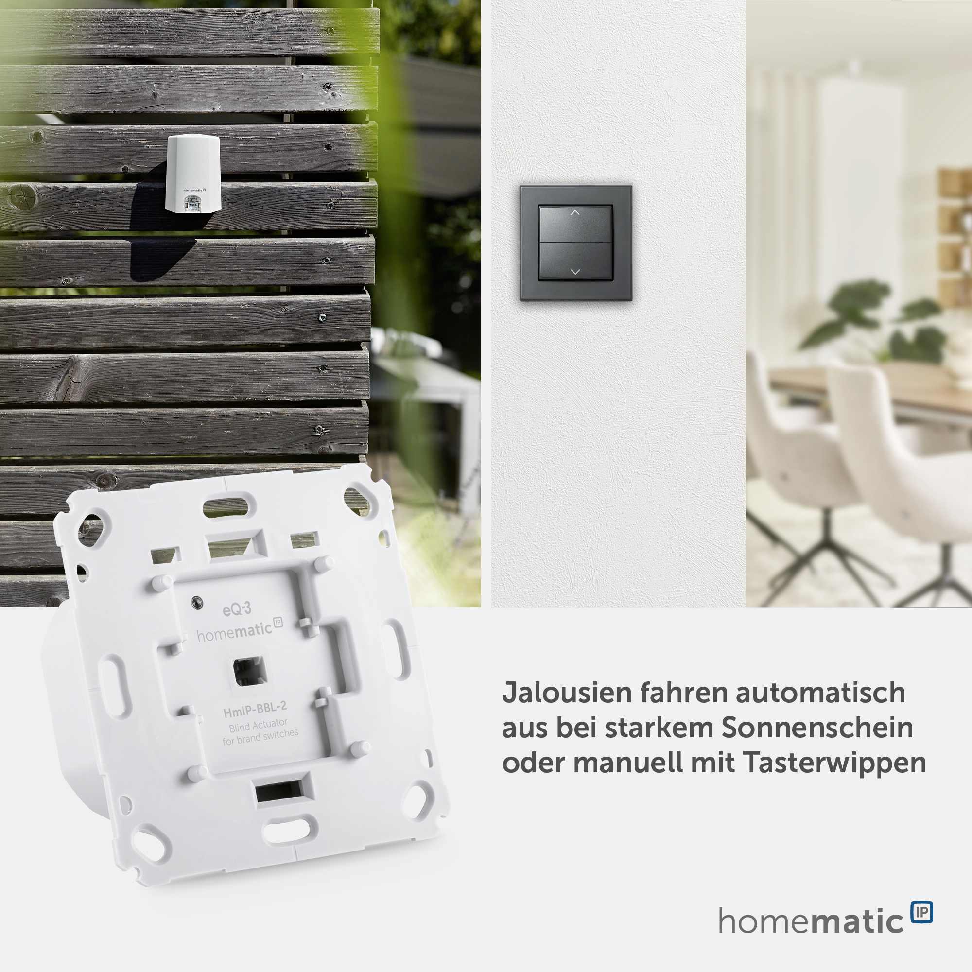 HOMEMATIC IP Smart Home 151333A0, Jalousieaktor
