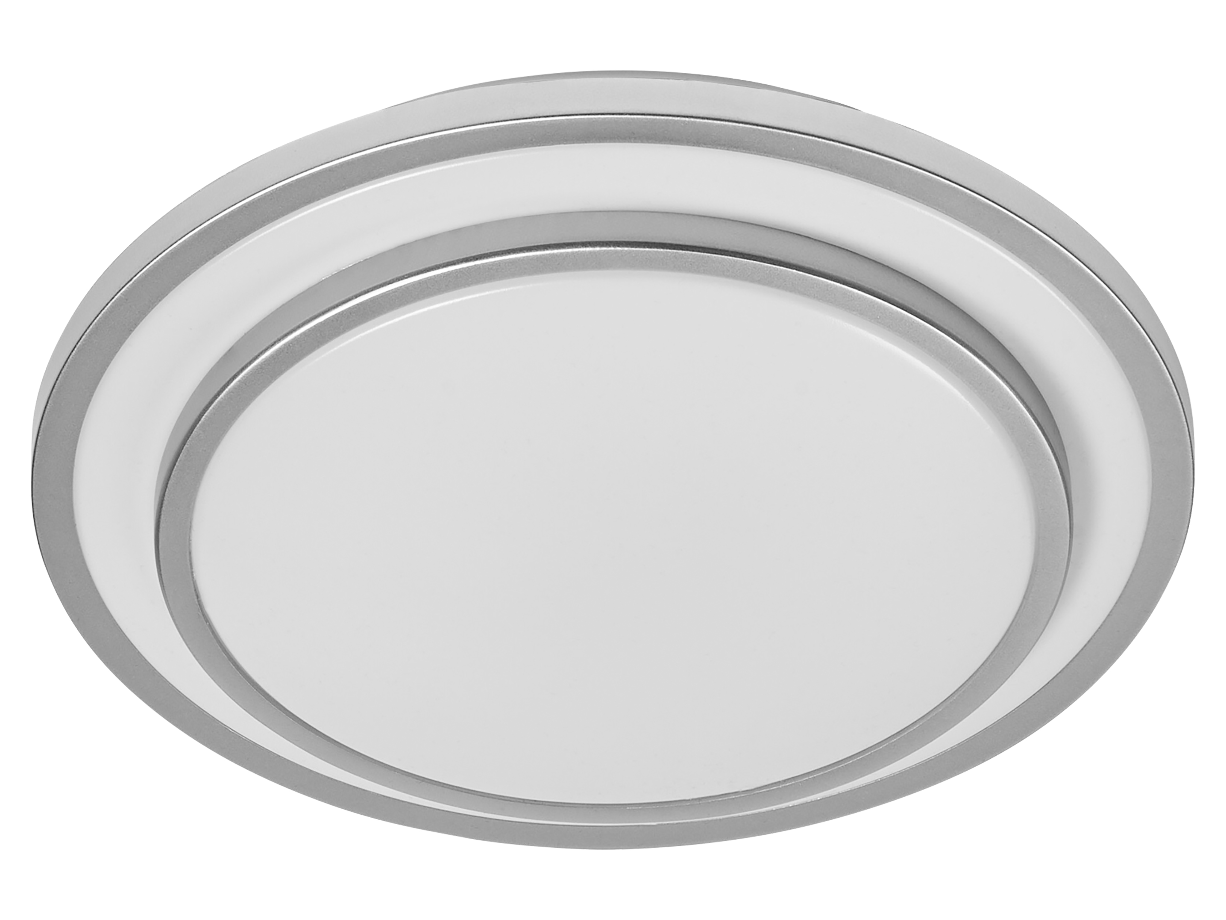 OSRAM LED-Deckenleuchte, 16W, 3000K, 1000lm, warmweiß, IP20, silber, Ø30 cm