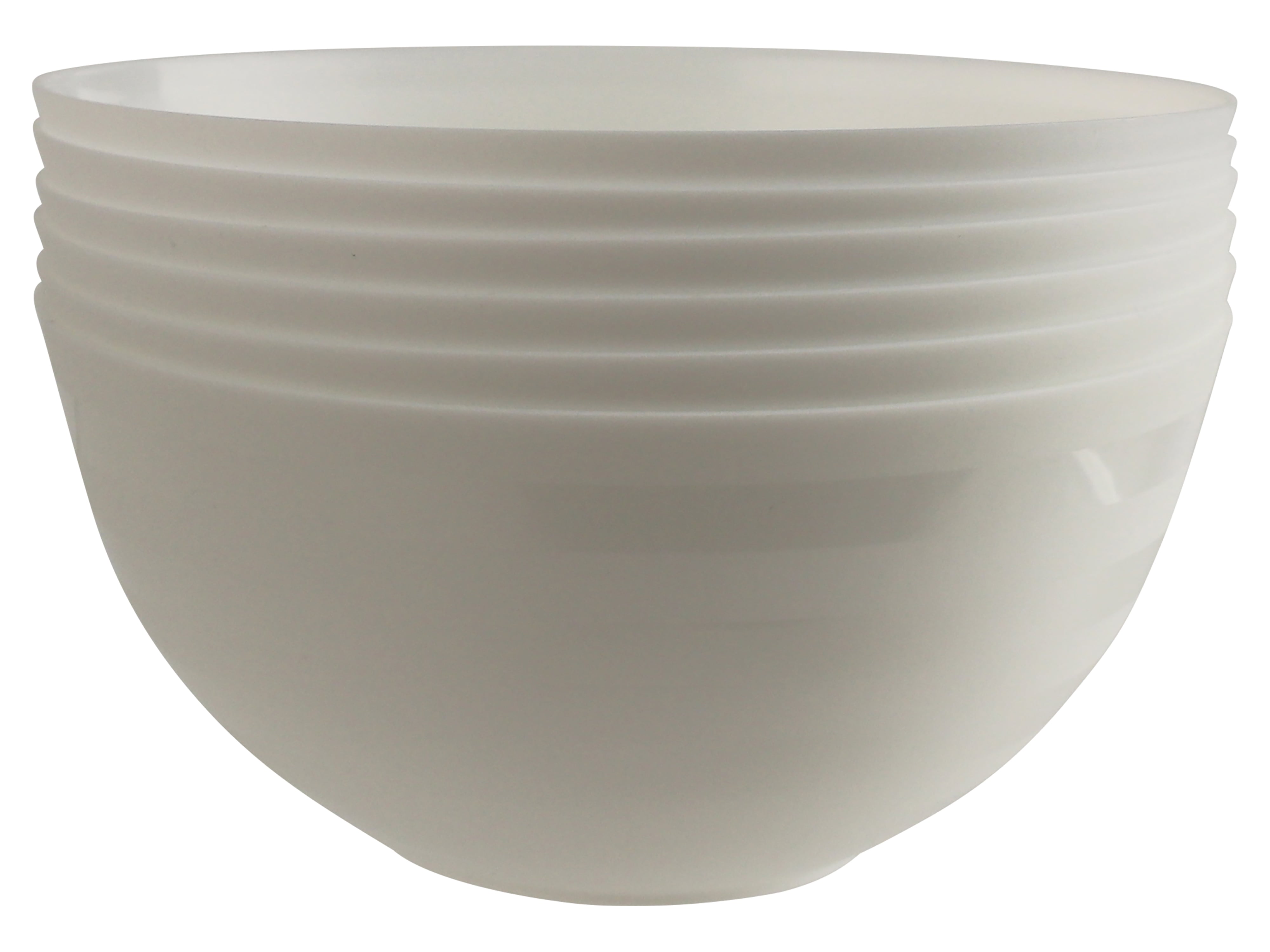 Camping-Schalen, 6-teilig, weiß, Ø 140mm Camping-Schalen, 6-teilig, weiß, Ø 140mm