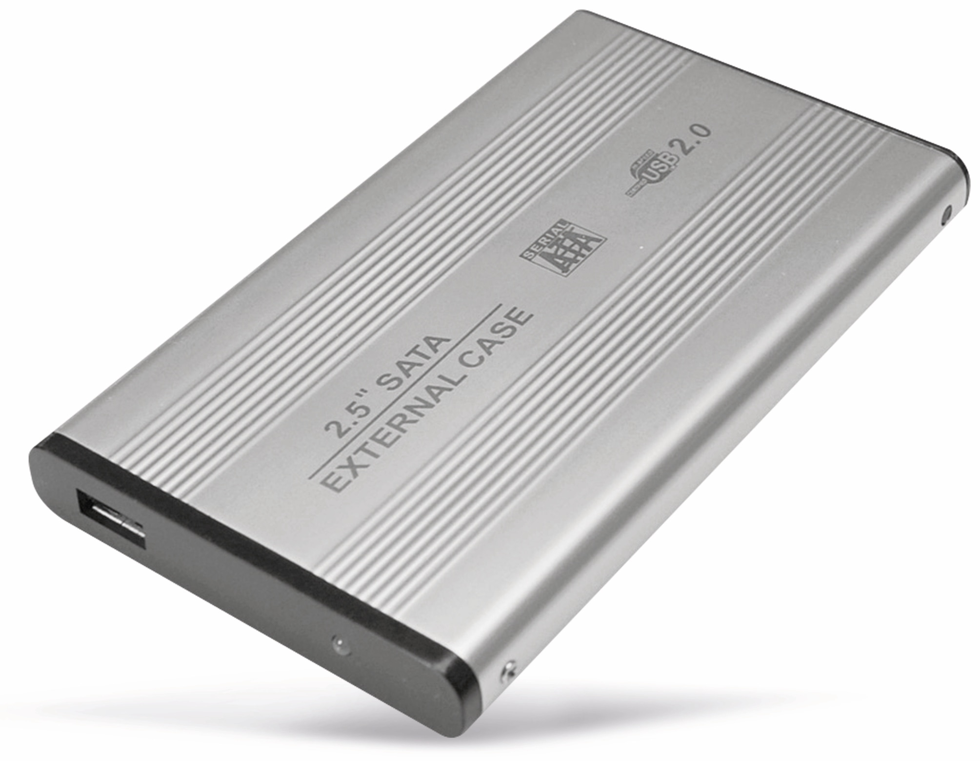 LOGILINK 6,35 cm (2,5") Festplatten-Gehäuse, USB 2.0 zu SATA, silber LOGILINK 6,35 cm (2,5") Festplatten-Gehäuse, USB 2.0 zu SATA, silber