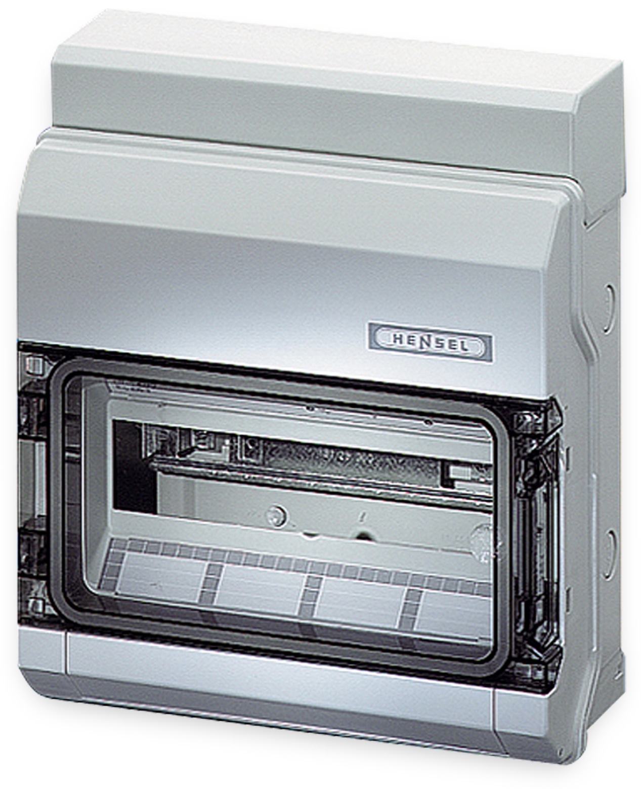 HENSEL Feuchtraum-Kleinverteiler KV 9112 NT, 1-reihig, 12 TE, IP65 HENSEL Feuchtraum-Kleinverteiler KV 9112 NT, 1-reihig, 12 TE, IP65