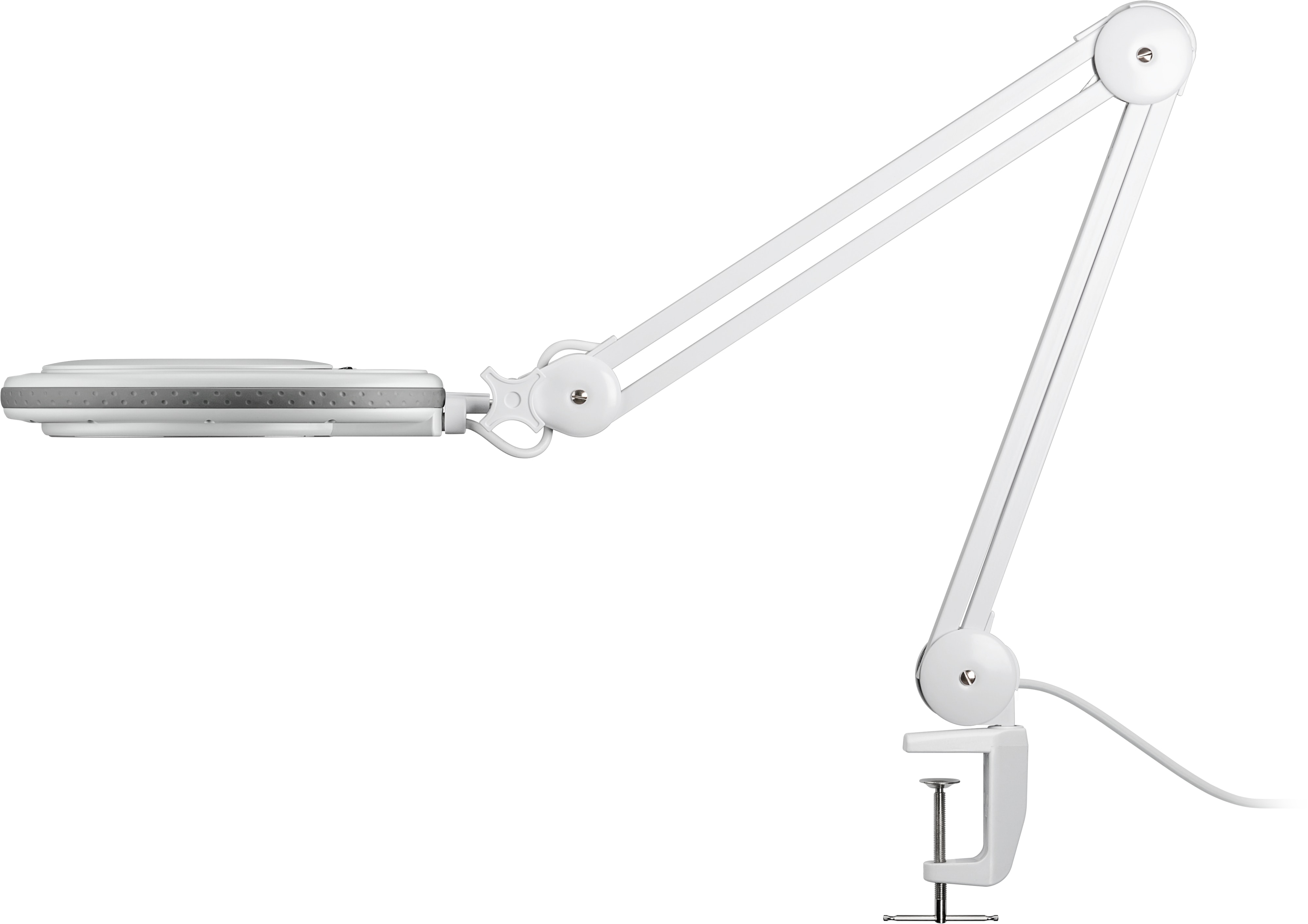 GOOBAY LED-Klemm-Lupenleuchte, 8 W, 650 lm, 1,75x Vergrößerung, weiß