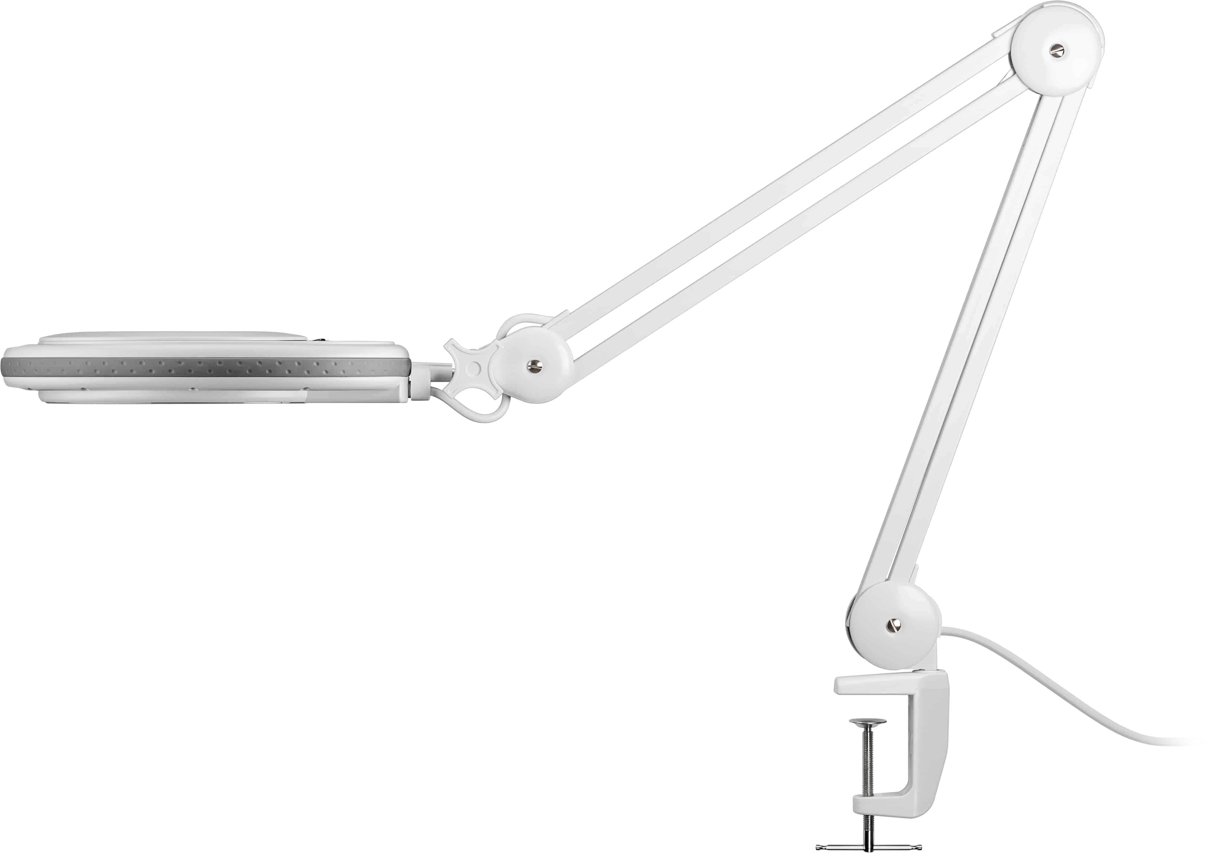GOOBAY LED-Klemm-Lupenleuchte, 8 W, 650 lm, 1,75x Vergrößerung, weiß