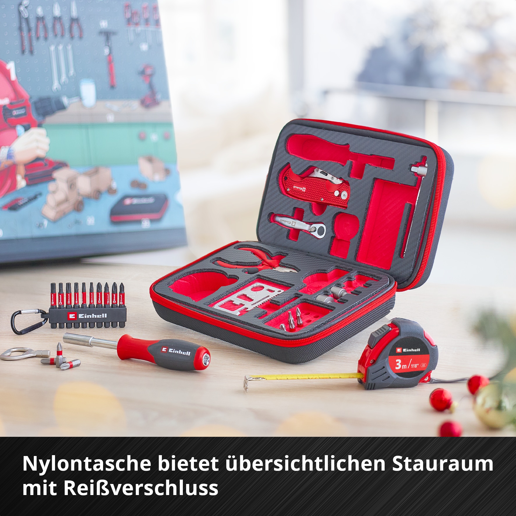 EINHELL Adventskalender 2025, 370260, 42-teilig