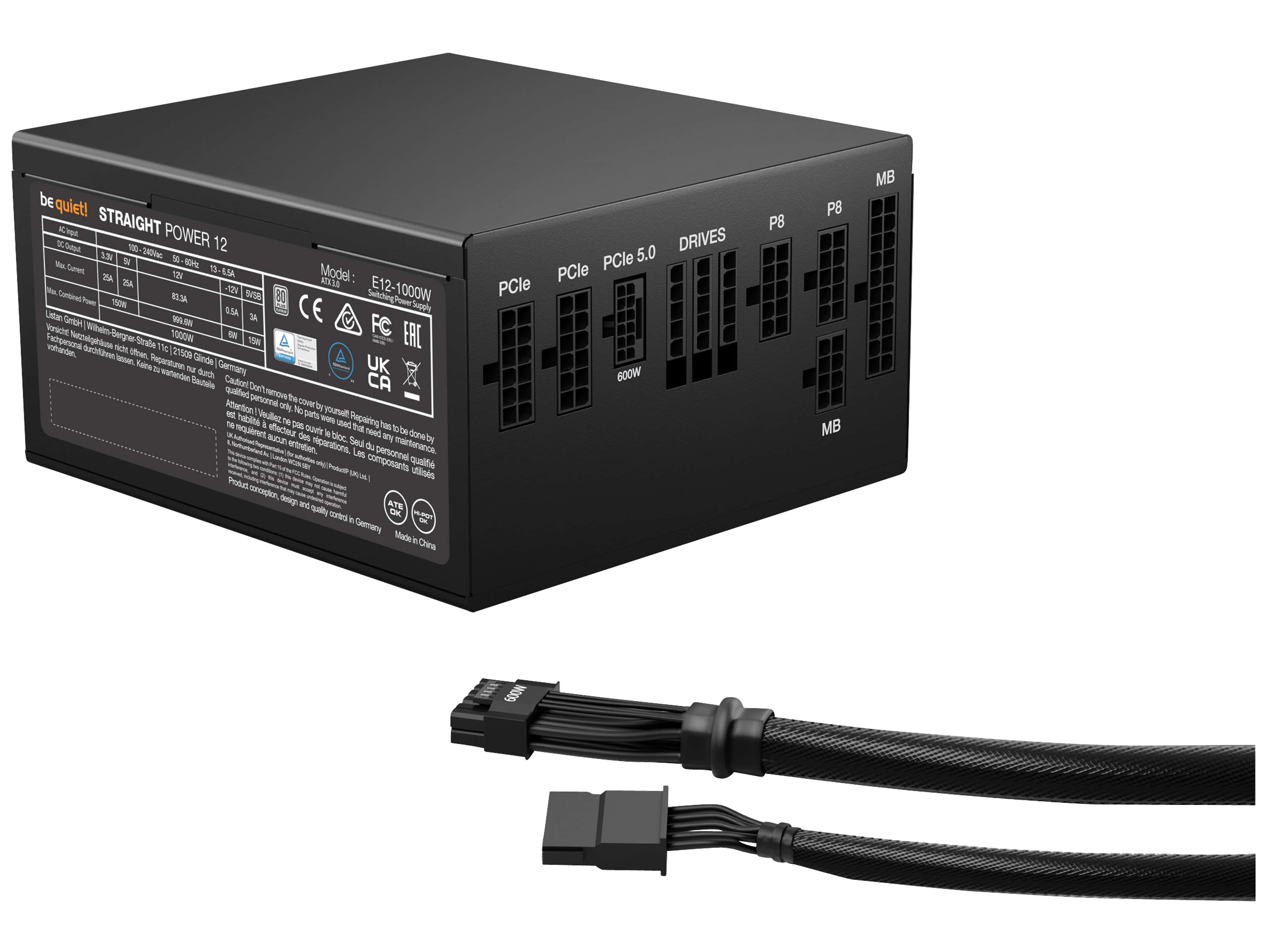 BE QUIET! PC-Netzteil Straight Power 12 1000W