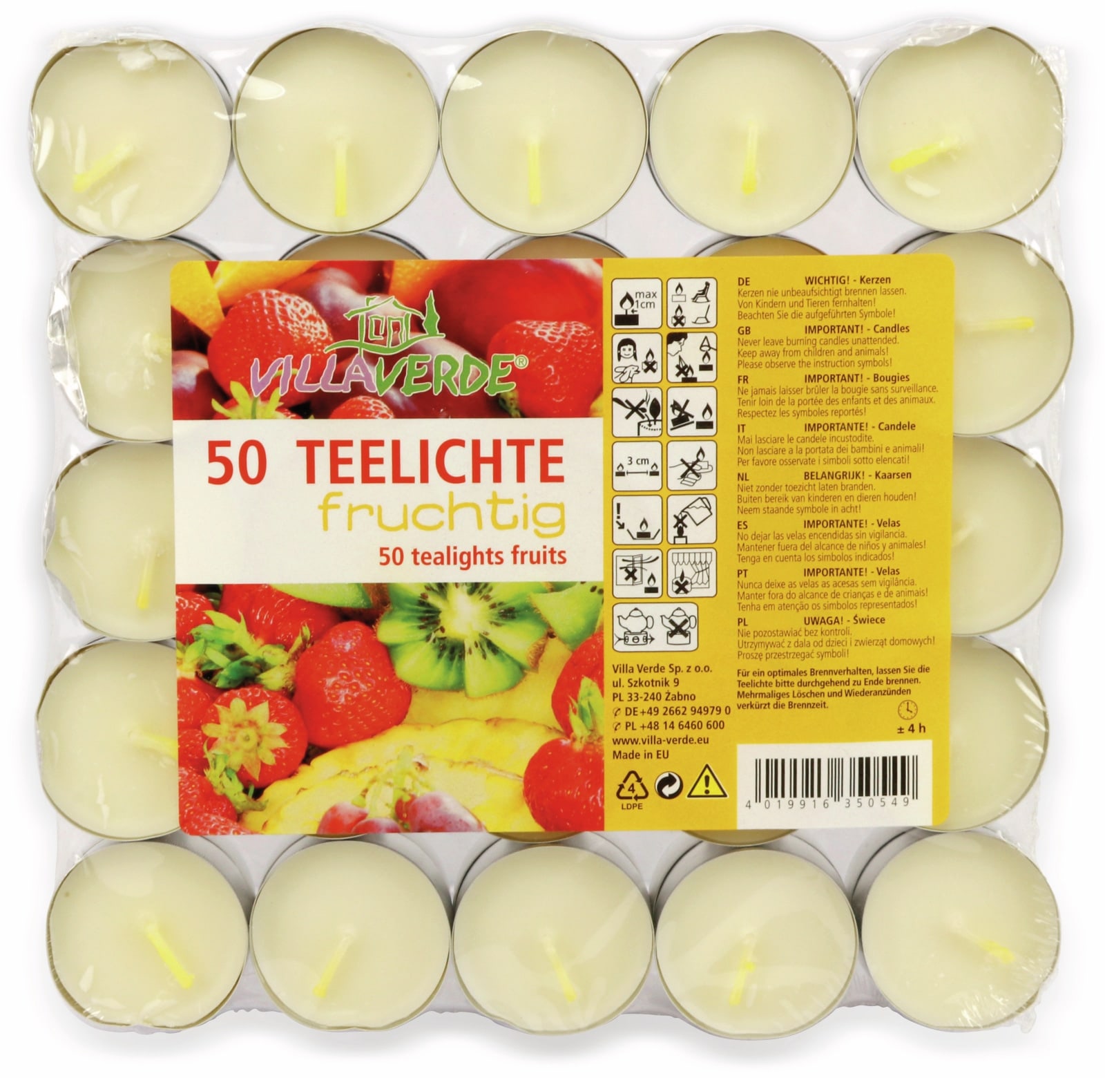 Duft-Teelichter, verschiedene Beerendüfte, 50 Stück Duft-Teelichter, verschiedene Beerendüfte, 50 Stück