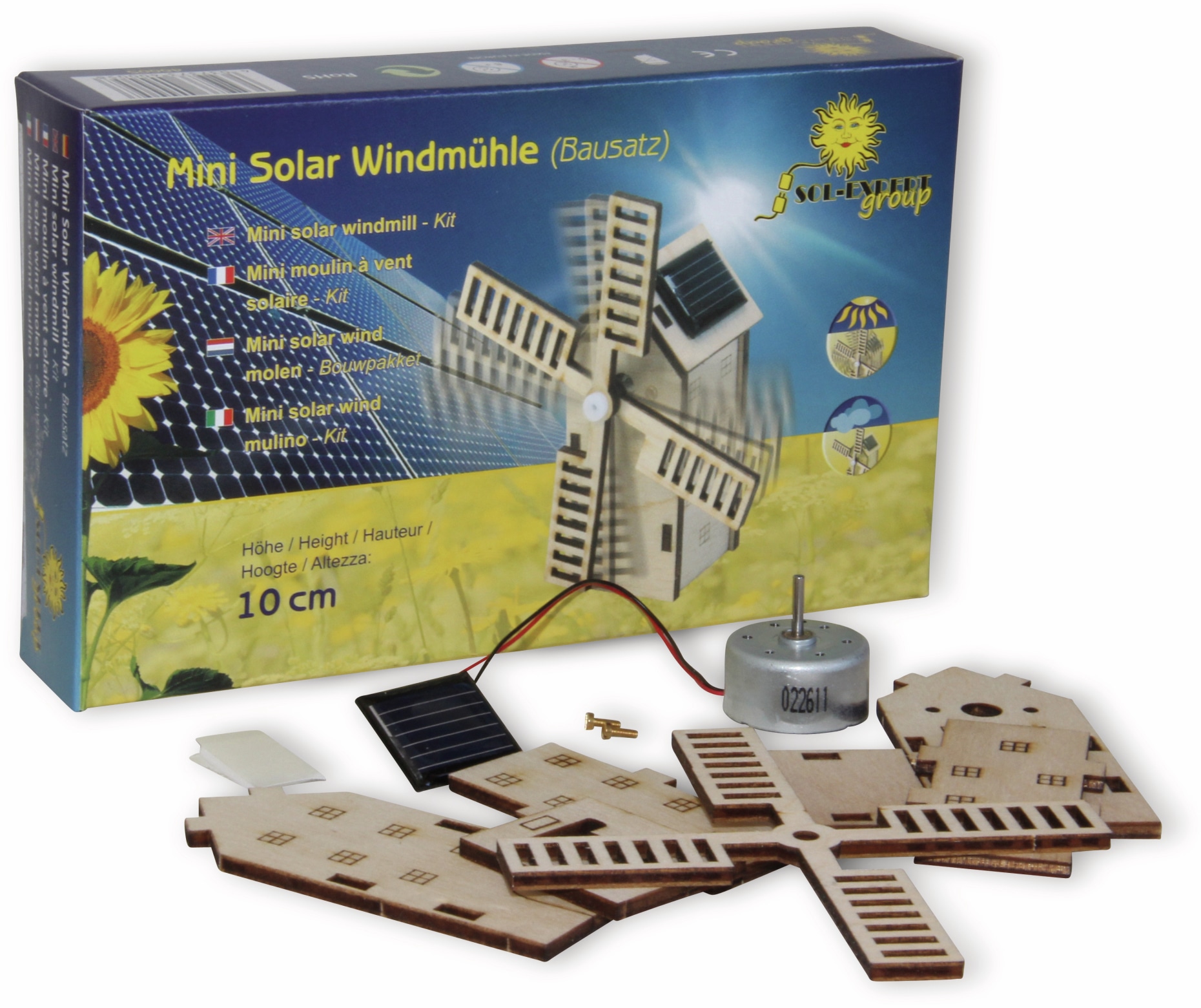 SOL-EXPERT Bausatz, Mini Windmühle SOL-EXPERT Bausatz, Mini Windmühle