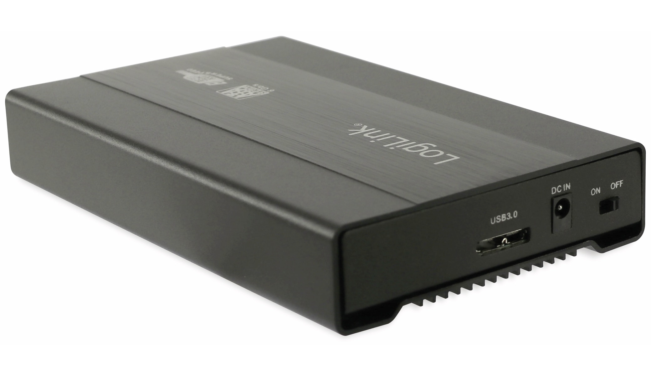 LOGILINK Festplatten-Gehäuse, 6,35 cm (2,5"), USB 3.0/SATA, schwarz