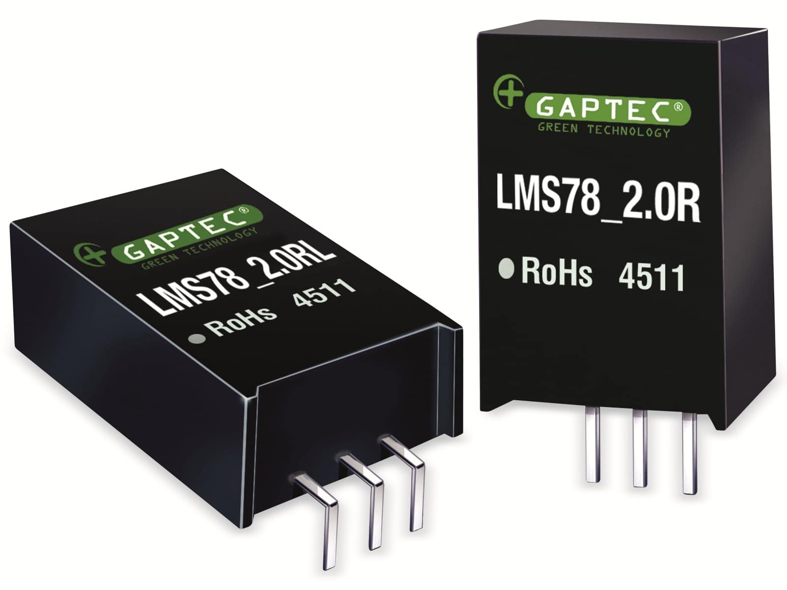 GAPTEC DC-DC-Wandler, Electronic, SIP3, 4,5-36Vin, 2,5Vout, 2000mA, 11,5x9x17,5mm