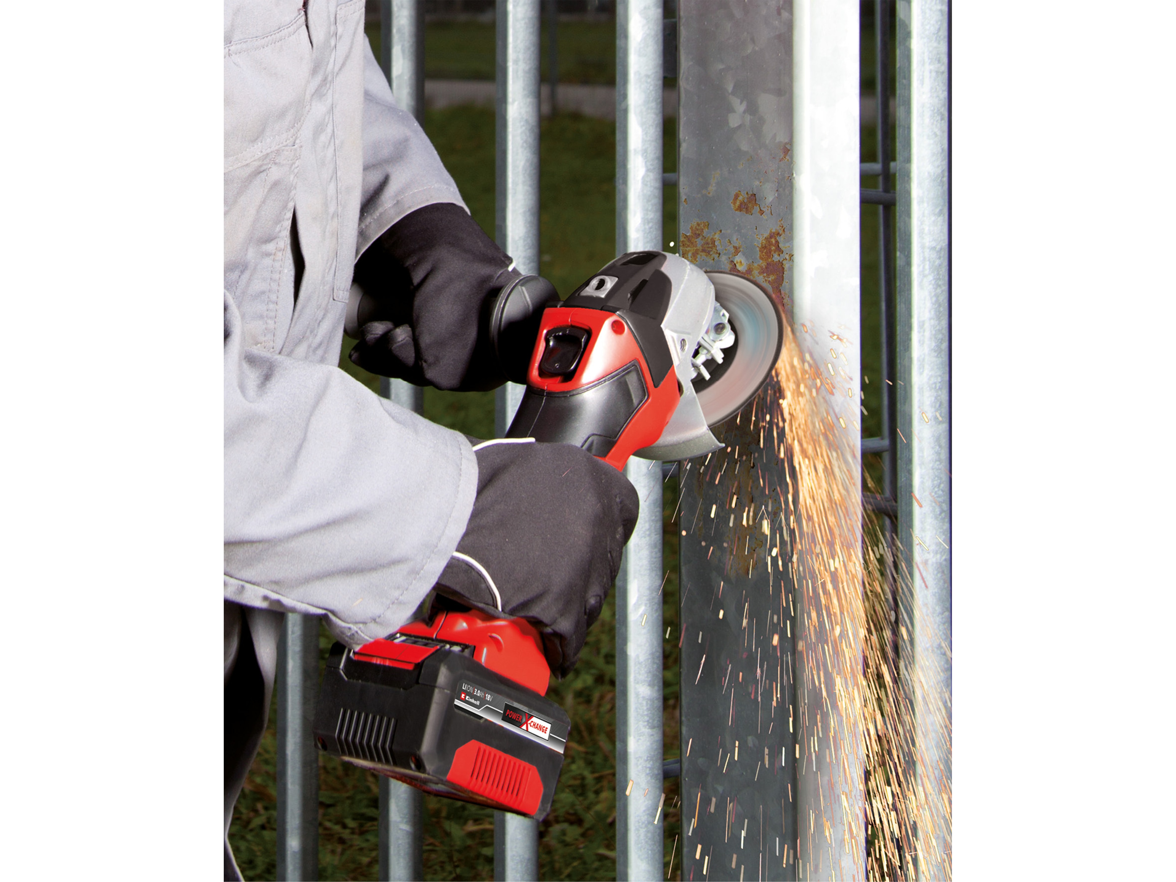 EINHELL Akku-Winkelschleifer TC-AG 18/115 Li Solo