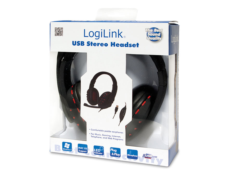 LOGILINK USB Multimedia-Headset HS0033 LOGILINK USB Multimedia-Headset HS0033