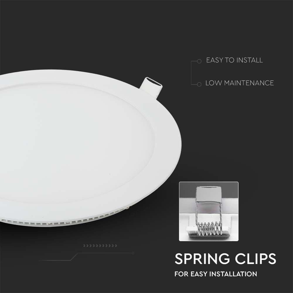V-TAC LED-Einbauleuchte VT-1207, EEK: F, 12 W, 6400 K, rund V-TAC LED-Einbauleuchte VT-1207, EEK: F, 12 W, 6400 K, rund