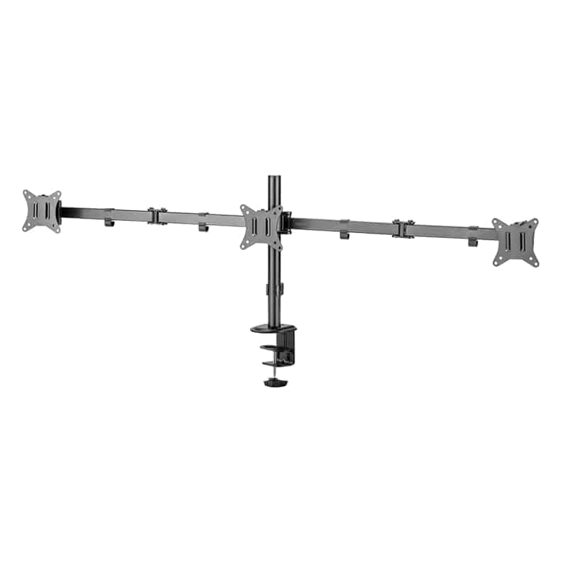 LOGILINK Monitorhalterung BP0173 3fach 17-27, Aluminium LOGILINK Monitorhalterung BP0173, 3-fach, 43,2 - 68,6 cm (17" - 27"), Aluminium