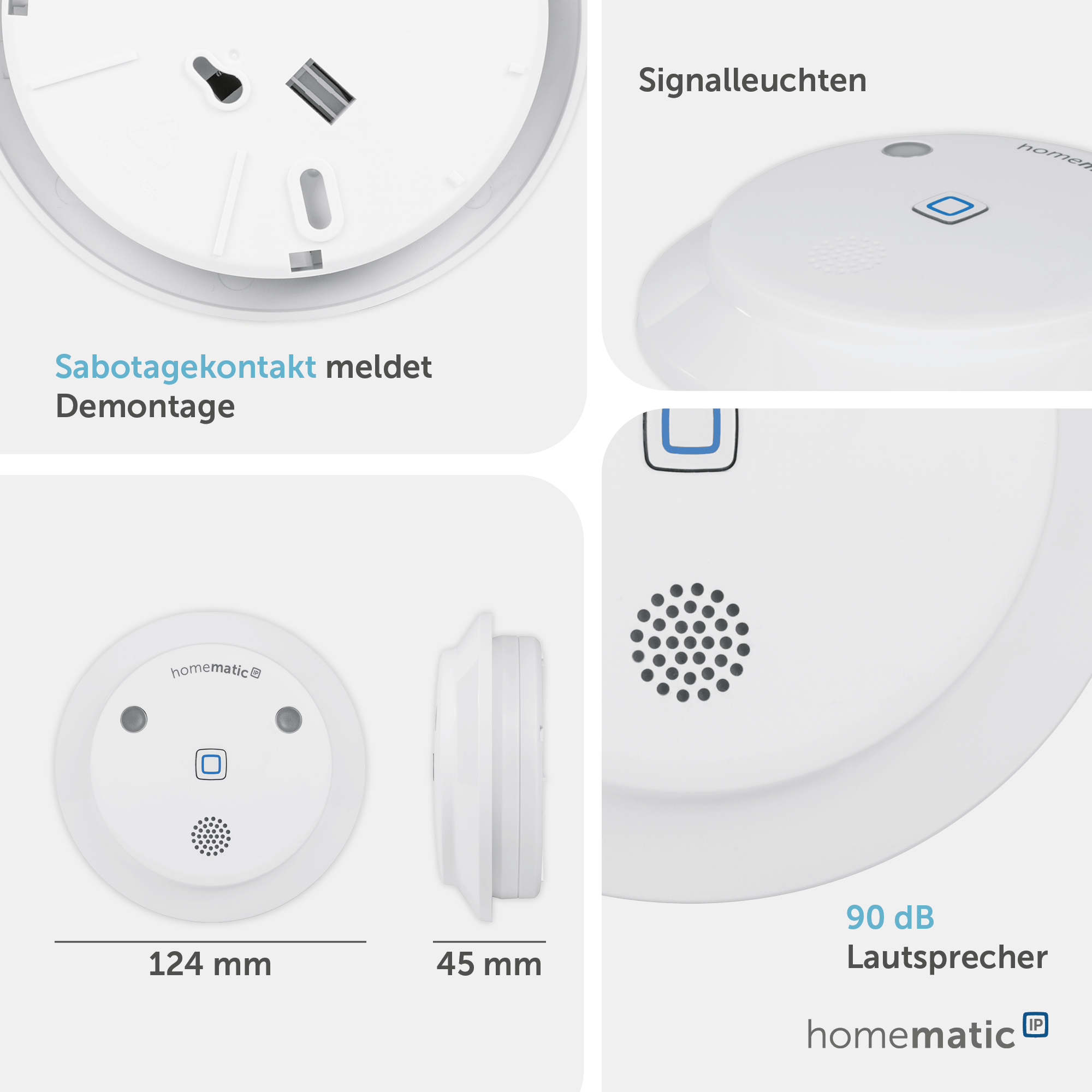 HOMEMATIC IP Smart Home 153825A0, Alarmsirene
