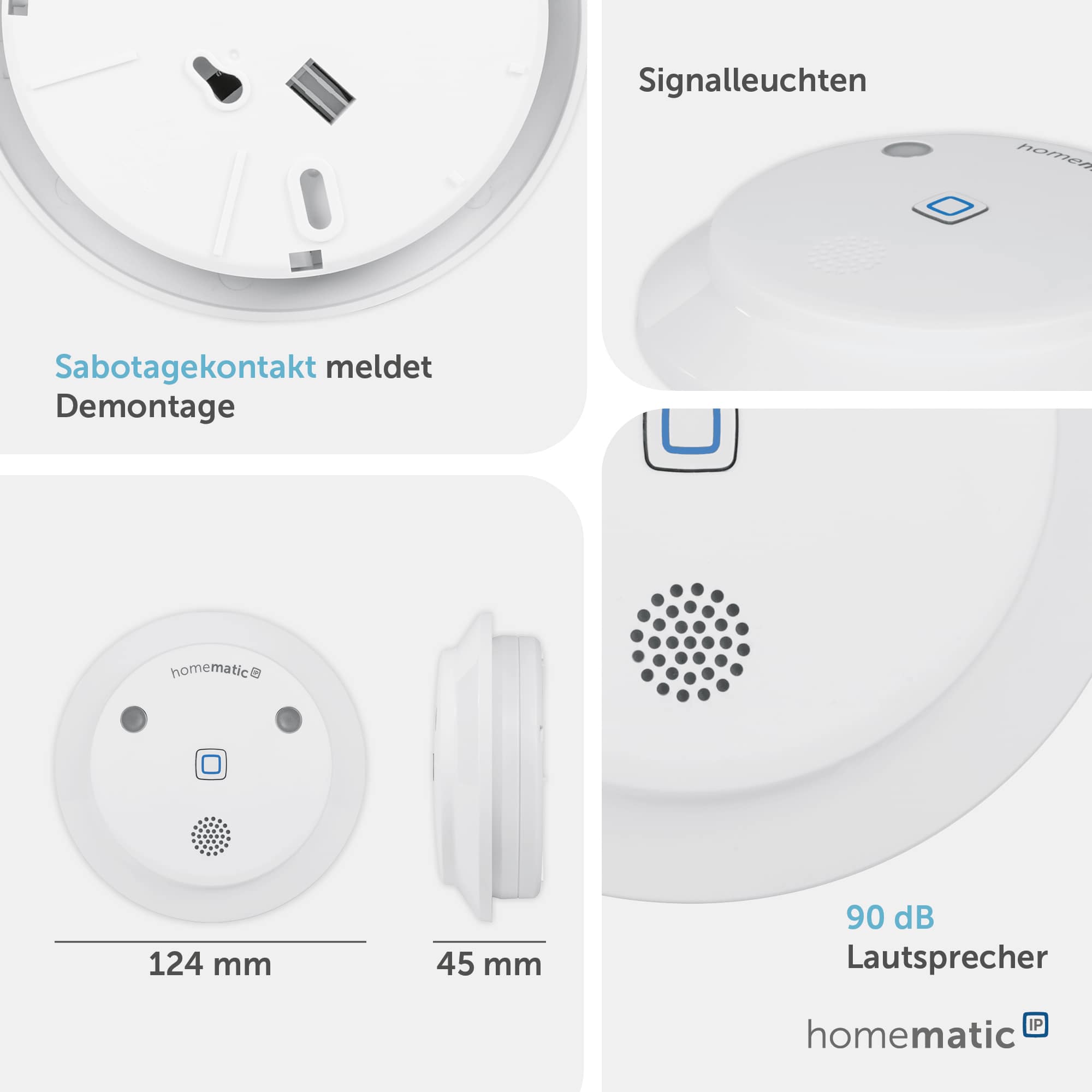 HOMEMATIC IP Smart Home 153825A0, Alarmsirene
