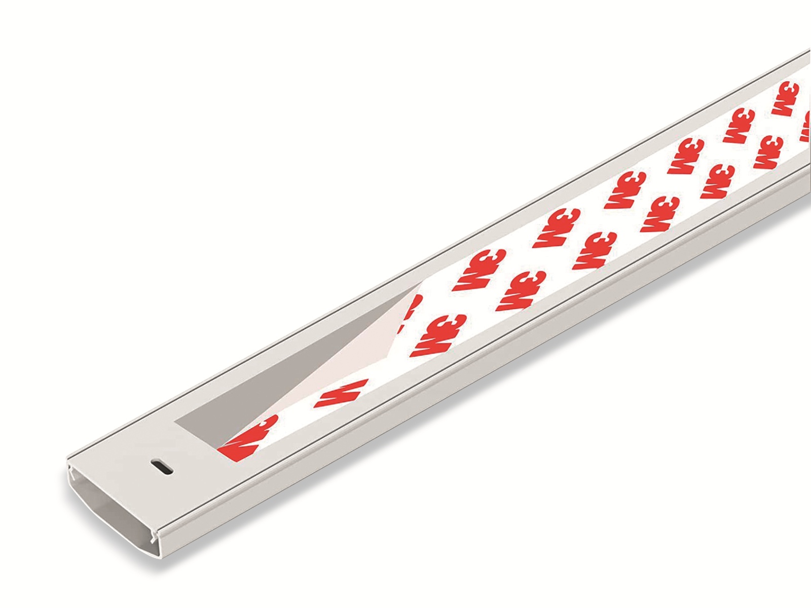 PUREMOUNTS Kabelkanal PM-CCP-100W, 1 m, Kunststoff, weiß