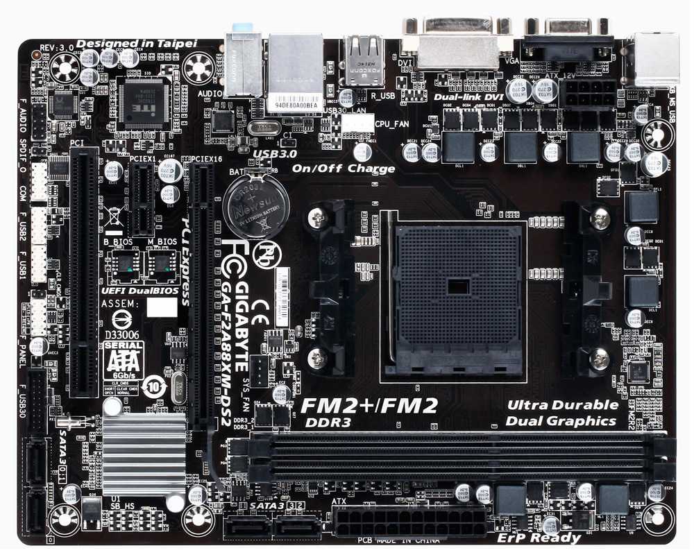 GIGABYTE Mainboard GA-F2A88XM-DS2