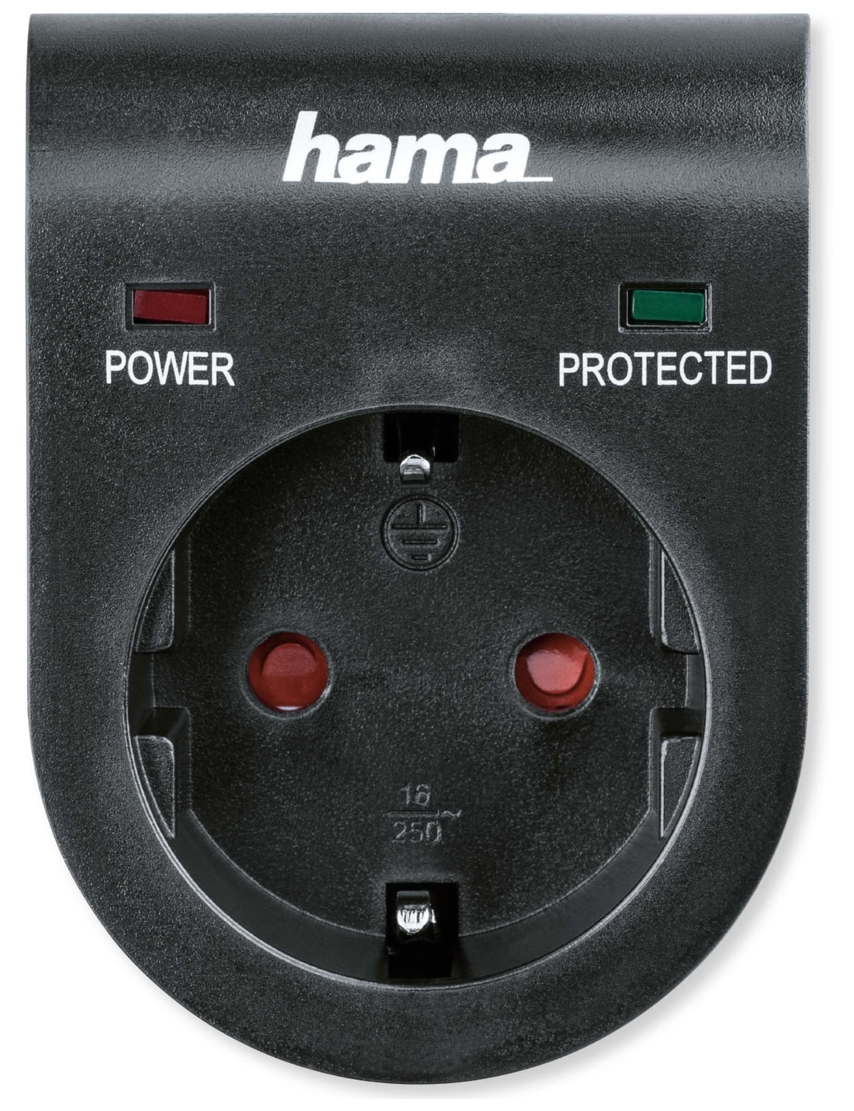 Hama Überspannungsschutz-Gerätestecker, schwarz, 3500 W