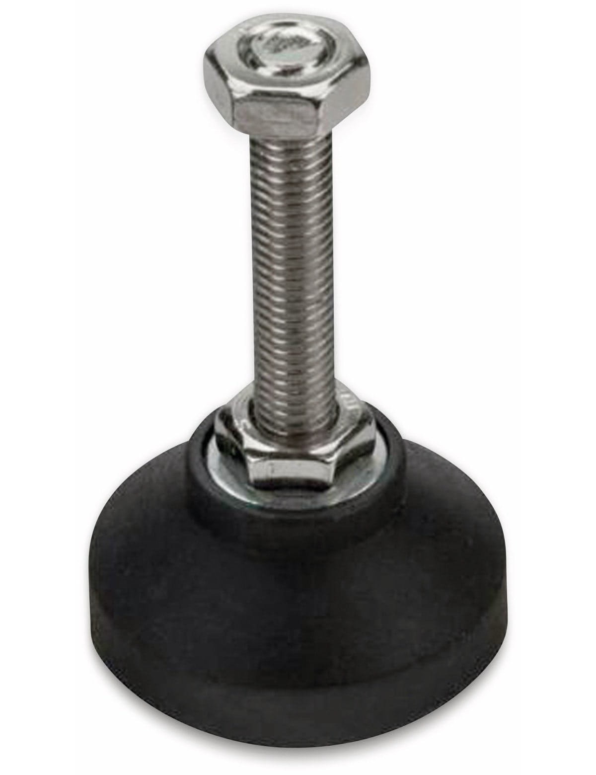 Gerätefuß, Maschinenfuß, Ø52 mm, M10, Höhe 85 mm, Kunststoff