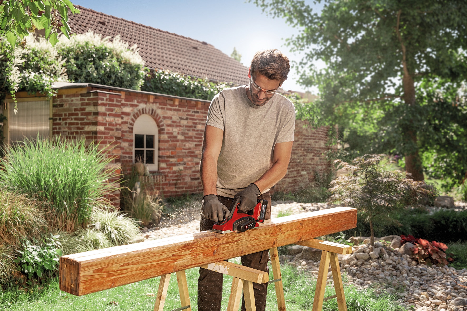 EINHELL Akku-Hobel TE-PL 18/82 Li Solo