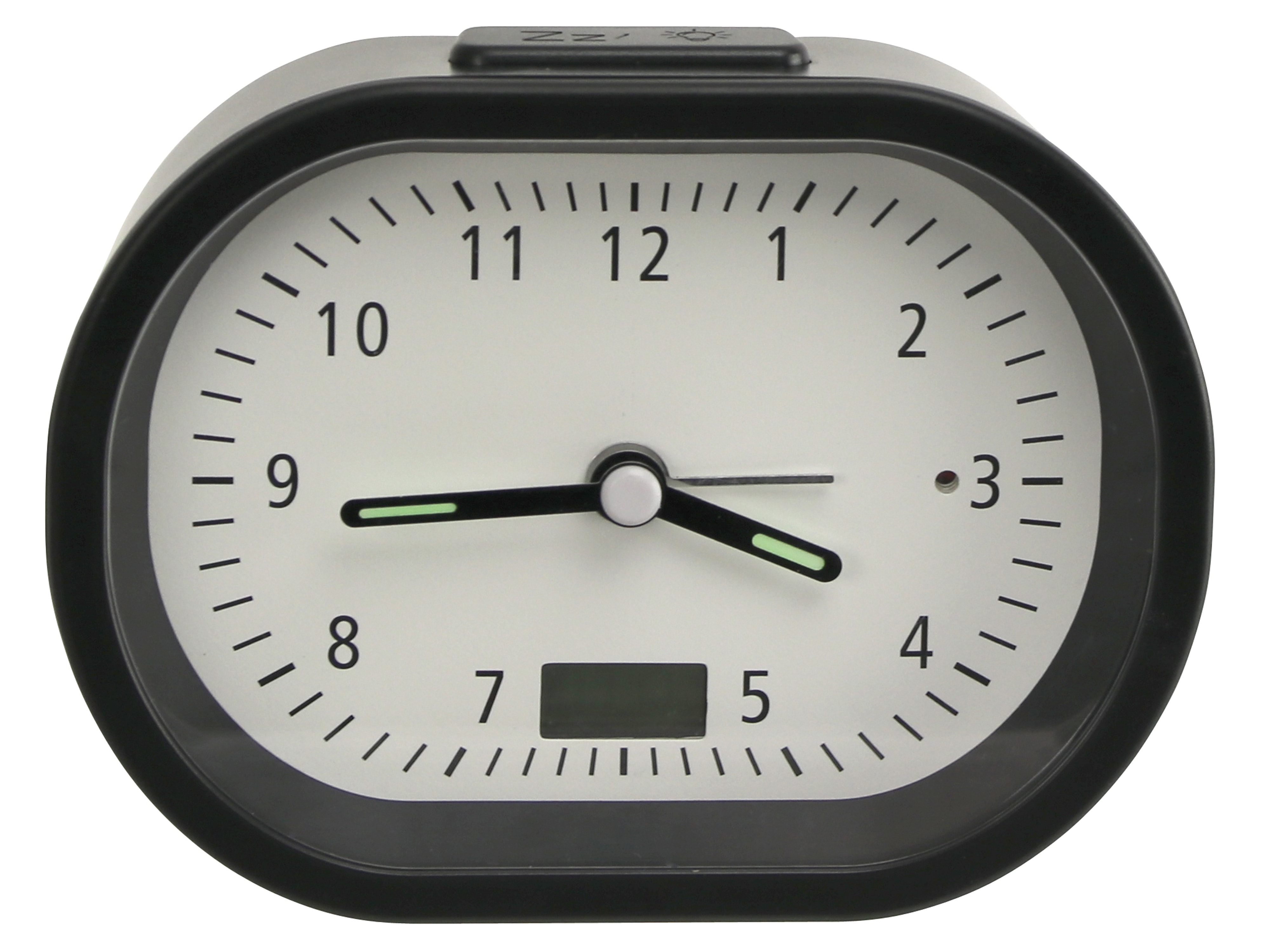 Funkwecker, analog, 784-02-2020-03, schwarz, B-Ware