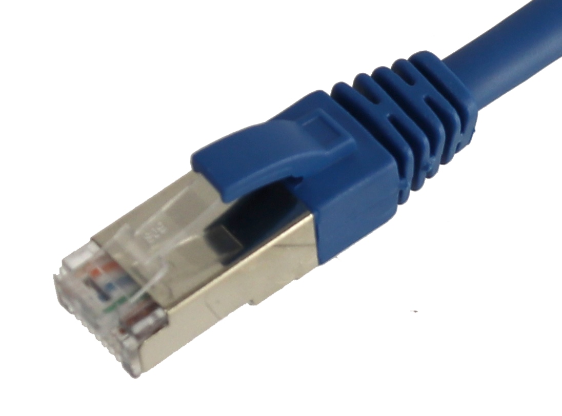 CAT.5E Patchkabel, 0,5 m, blau, UTP