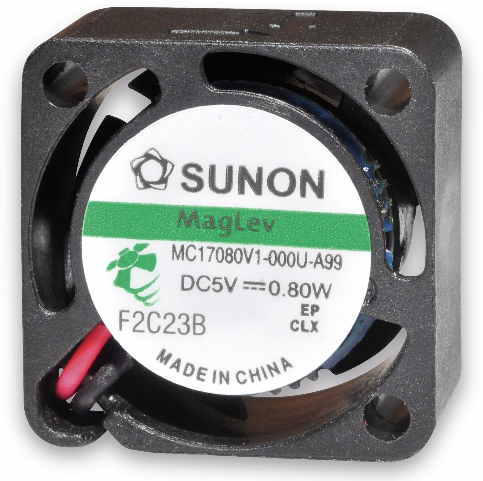 SUNON Axiallüfter MF17080V21000UA99, 17x17x8 mm, 5 V- SUNON Axiallüfter MF17080V21000UA99, 17x17x8 mm, 5 V-