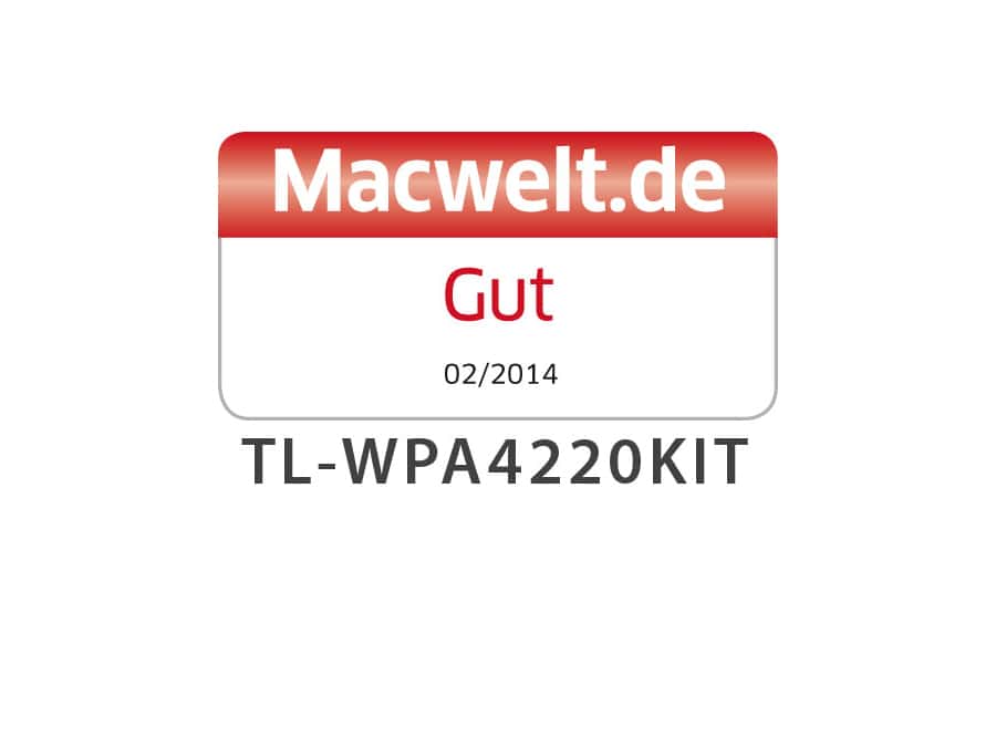 TP-LINK Powerline-Kit mit WLAN-Extender TL-WPA4220KIT