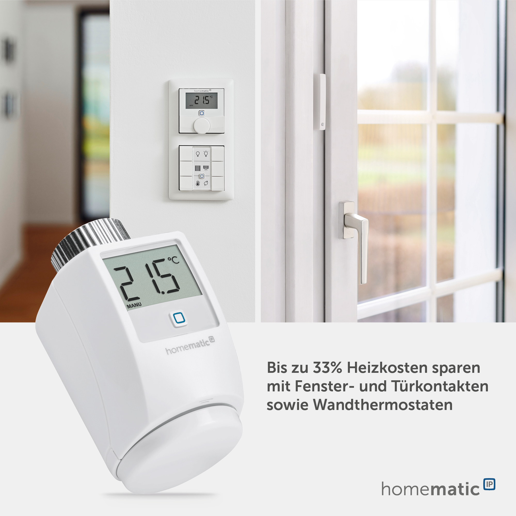 HOMEMATIC IP Smart Home 140280 Heizkörper-Thermostat