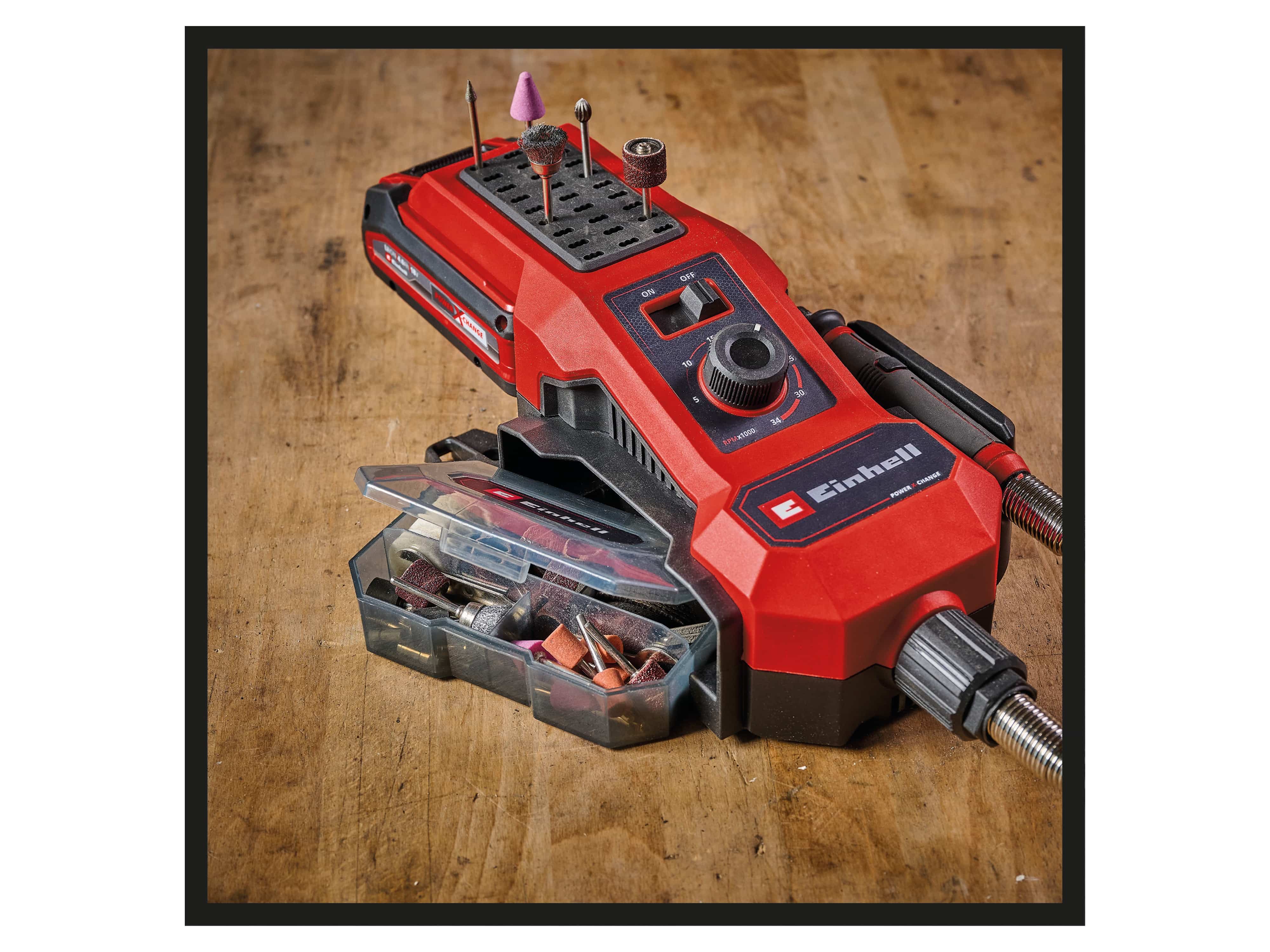 EINHELL Akku Schleif-/ Gravur-W. (stat), TE-MT 18/34 Li Kit (1x 4,0 Ah) EINHELL Akku Schleif-/ Gravur-W. (stat), TE-MT 18/34 Li Kit (1x 4,0 Ah)