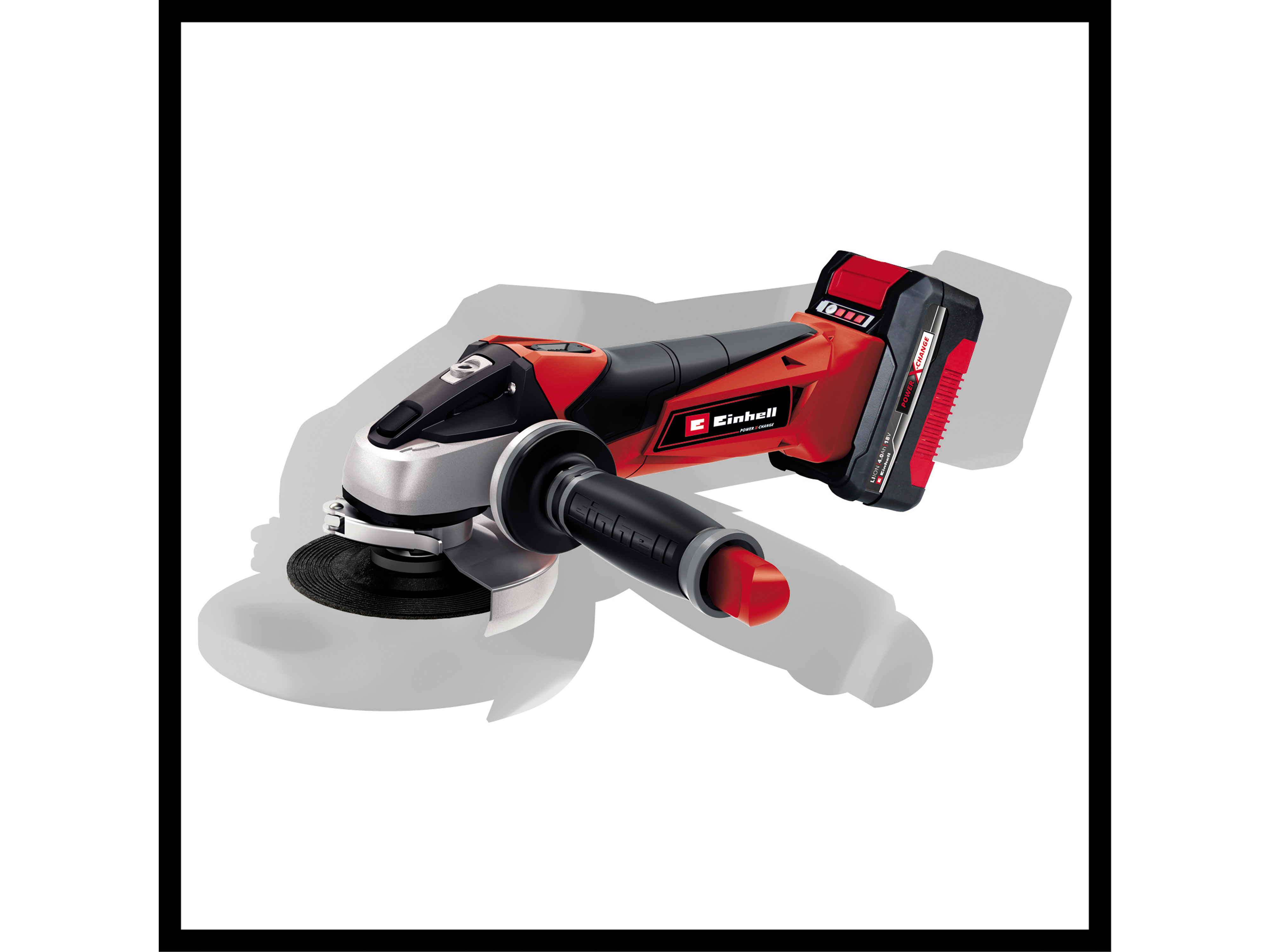 EINHELL Akku-Winkelschleifer TE-AG 18/115 Li (1x4,0 Ah)