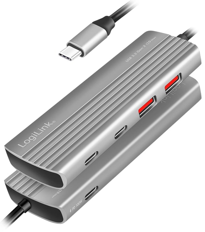 LOGILINK USB-C-Hub UA0413 4-Port Logilink USB-C-Hub UA0413 4-Port