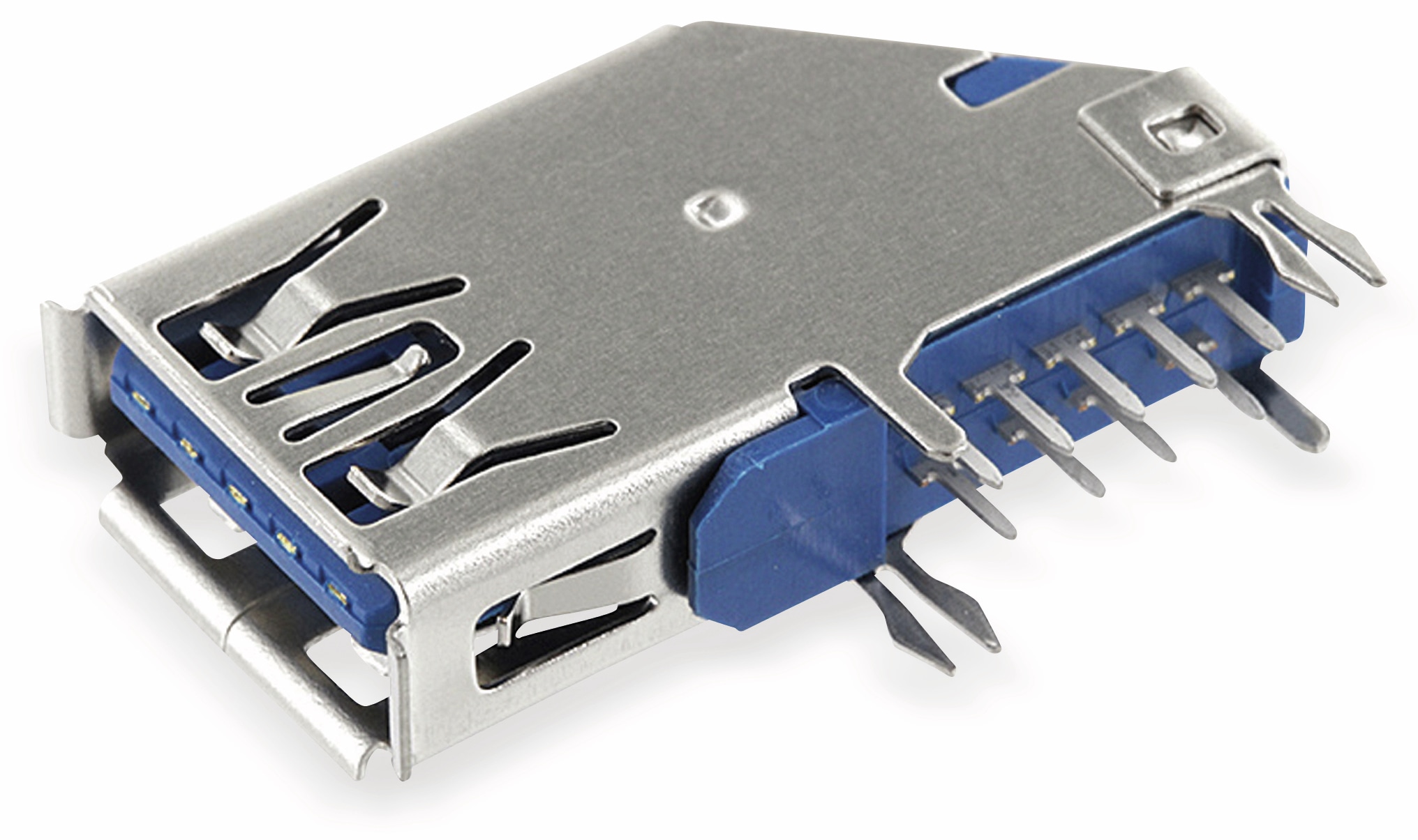 USB-3.0 A-Buchse print vertikal abgewinkelt USB-3.0 A-Buchse print vertikal abgewinkelt