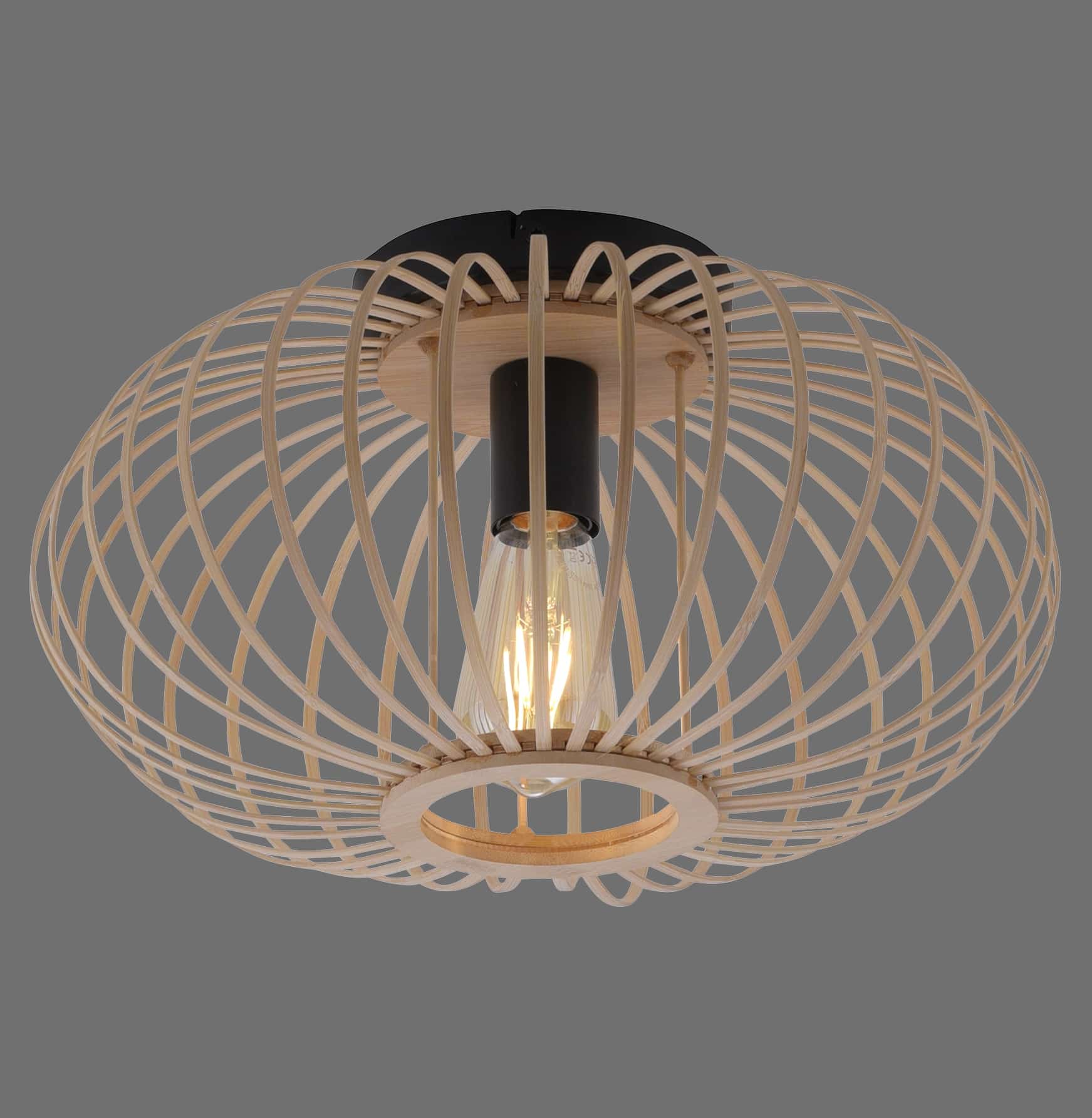 JUST LIGHT Deckenleuchte 11410-79 Holz-natur, für 1 x E27, max. 40W JUST LIGHT Deckenleuchte 11410-79 Holz-natur, für 1 x E27, max. 40W