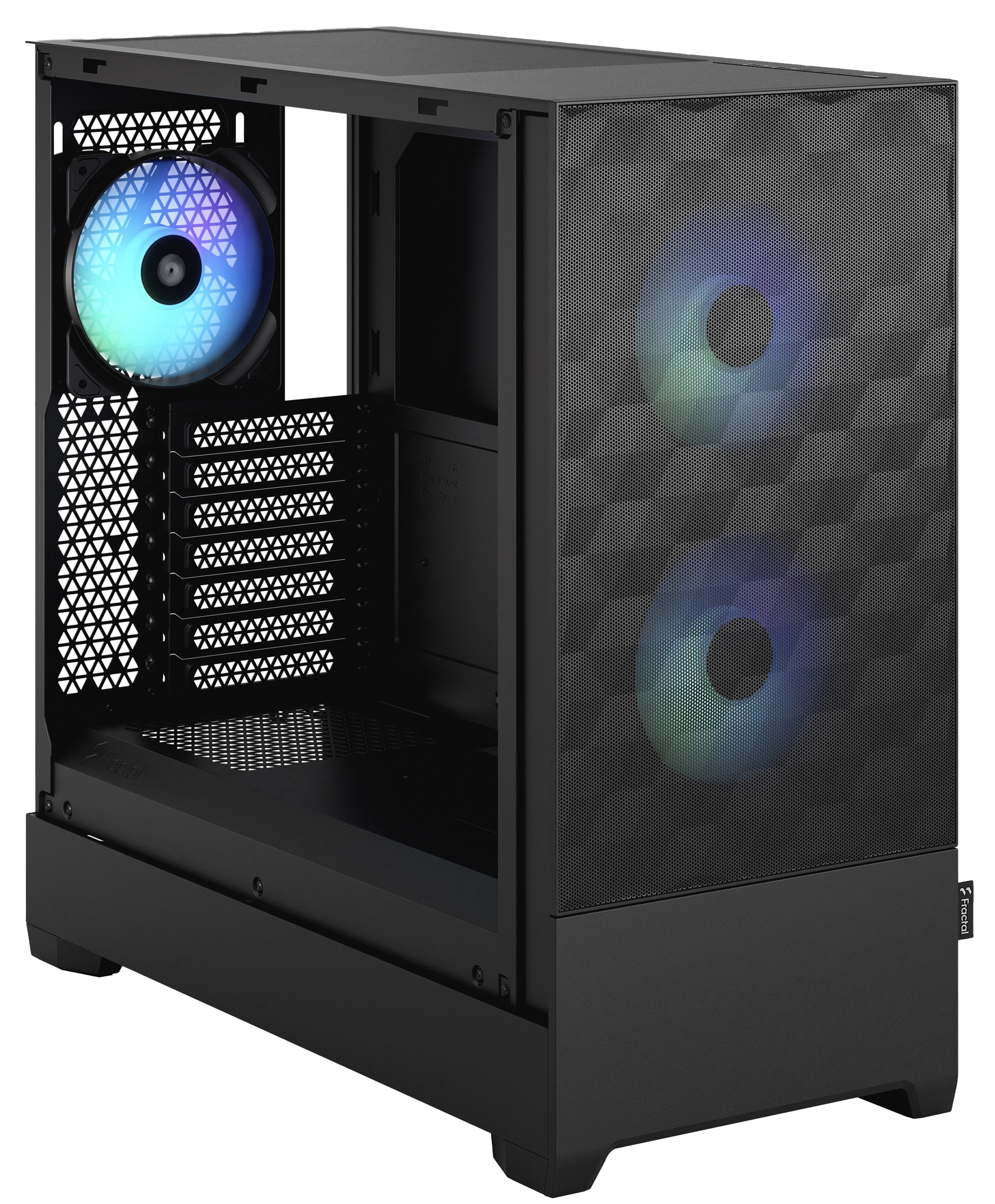 FRACTAL Midi Tower Design Pop Air RGB schwarz TG Clear Tint FRACTAL Midi Tower Design Pop Air RGB schwarz TG Clear Tint