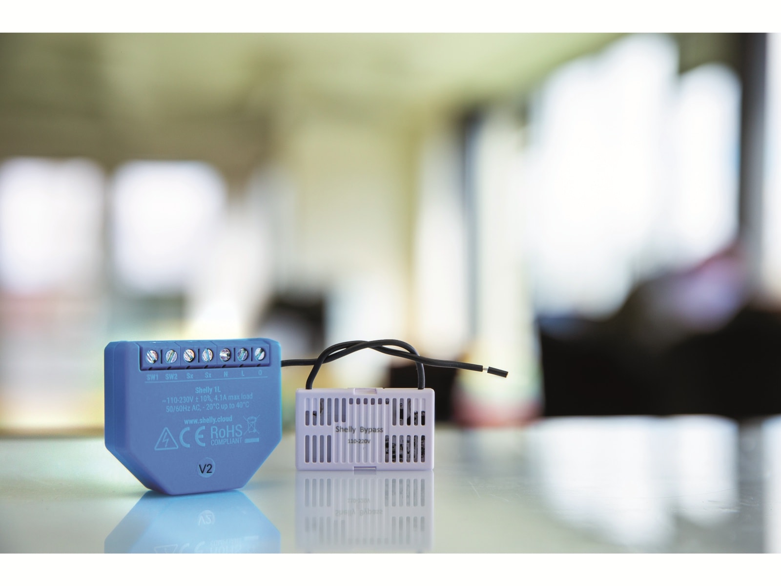 SHELLY Bypass-Modul für 1L und Dimmer 2 SHELLY Bypass-Modul für 1L und Dimmer 2