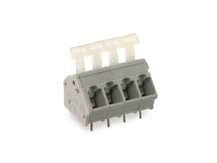 Leiterplattenklemme SUPU 256304, 4-polig, RM 5, 16 A/250 V