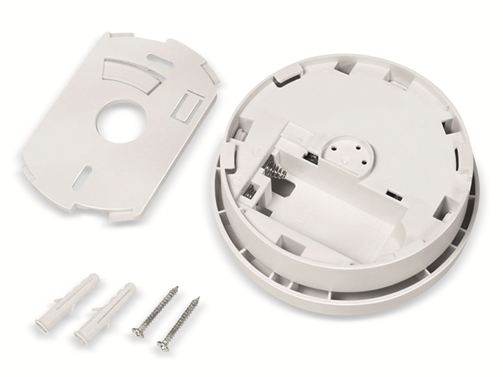 LOGILINK Rauchmelder SC0015, mit Zink-Kohle-Batterie