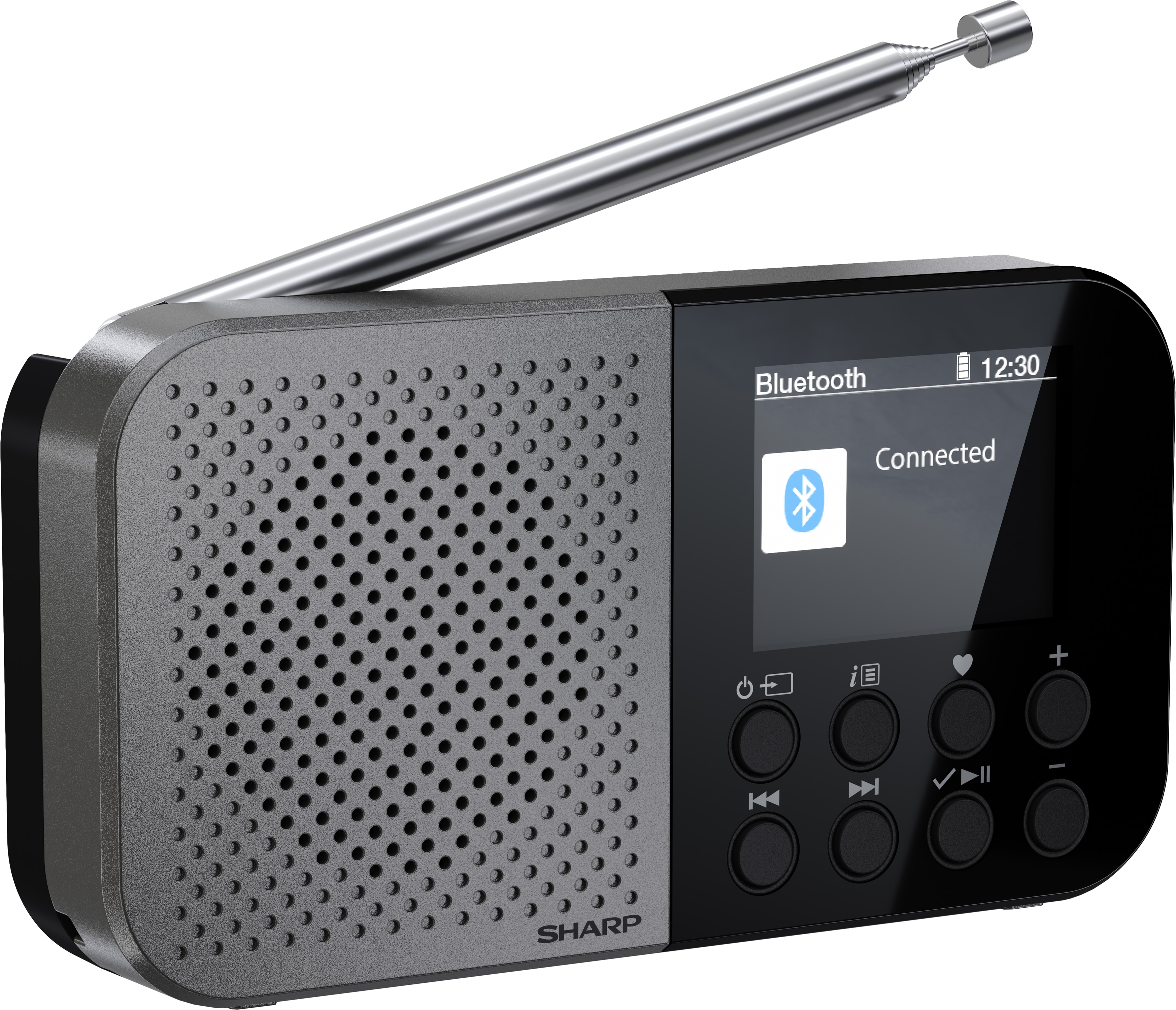 SHARP Digitalradio-tragbar DR-P520, schwarz, DAB+, Bluetooth, USB-C SHARP Digitalradio-tragbar DR-P520, schwarz, DAB+, Bluetooth, USB-C