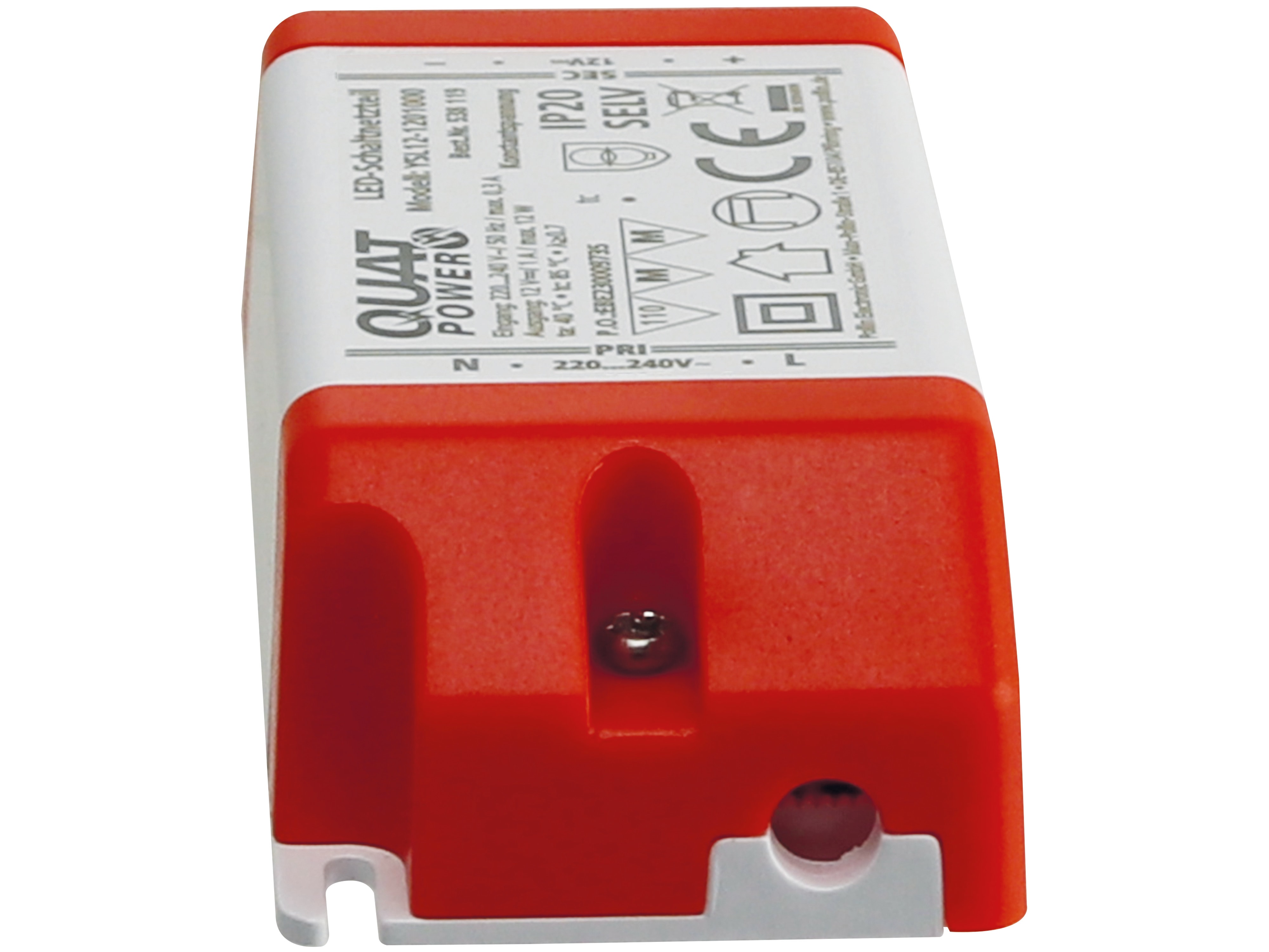 QUATPOWER LED-Schaltnetzteil YSL12-1201000, 12 V-, 12 W QUATPOWER LED-Schaltnetzteil YSL12-1201000, 12 V-, 12 W
