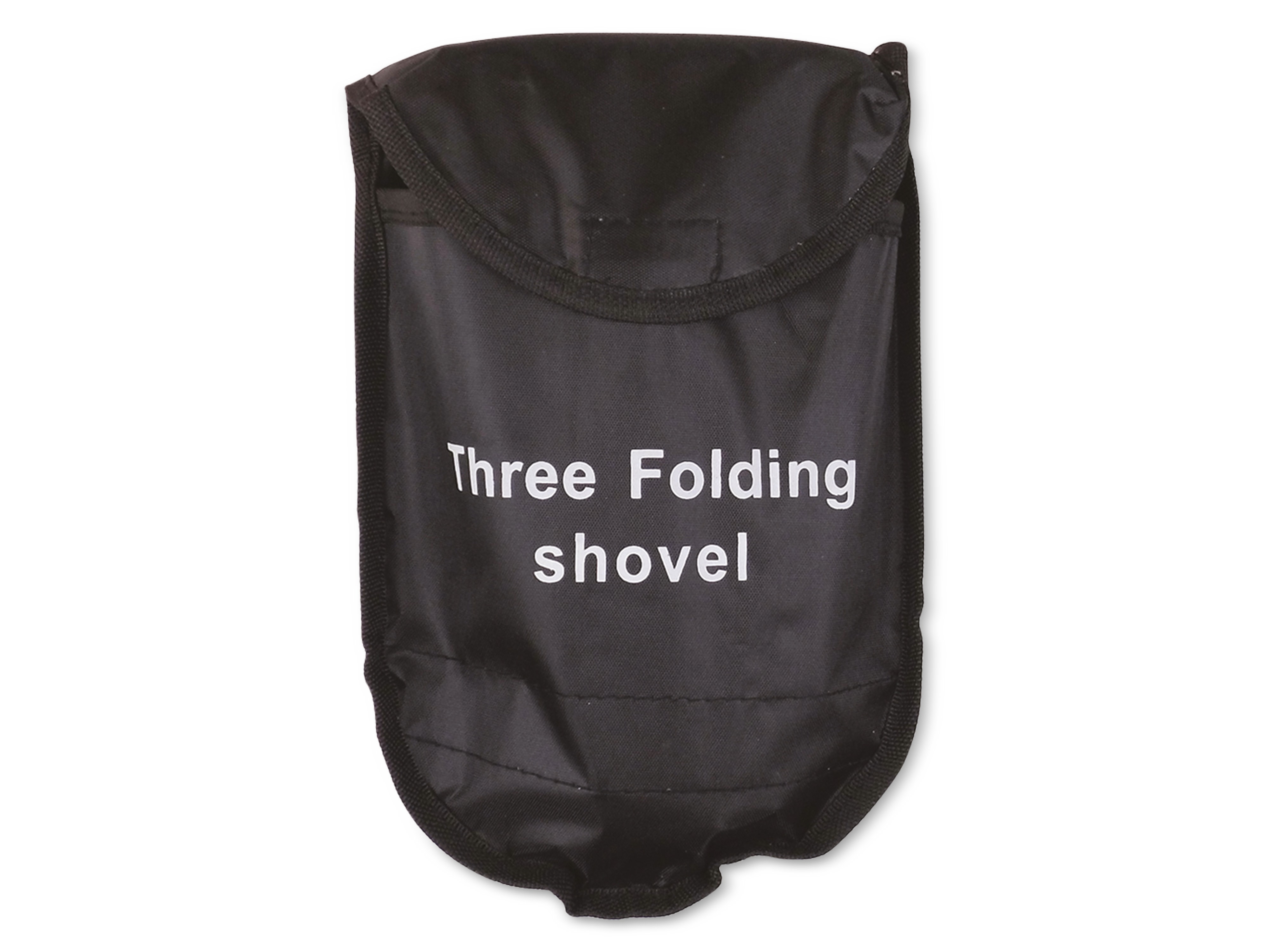 HAPPY PEOPLE Klappspaten, 590 mm, 3-geteilt, Metall, schwarz