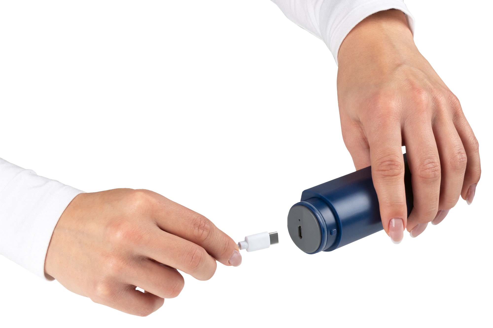 CLATRONIC Elektrische Reinigungsbürste, ERB 3815 A, 1200mAh Li-Ion, blau-grau