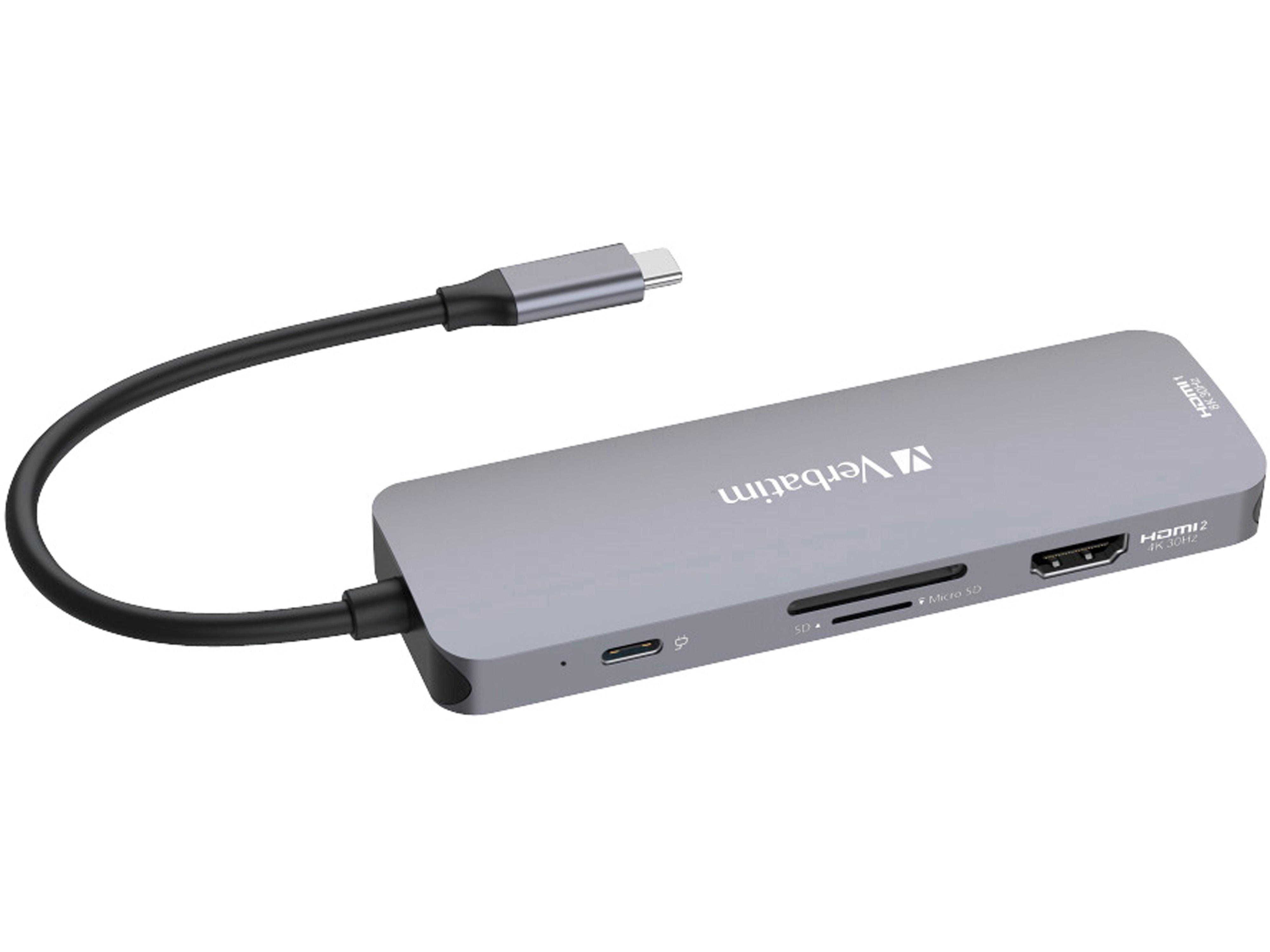 VERBATIM USB-C Pro Multiport Hub CMH-08