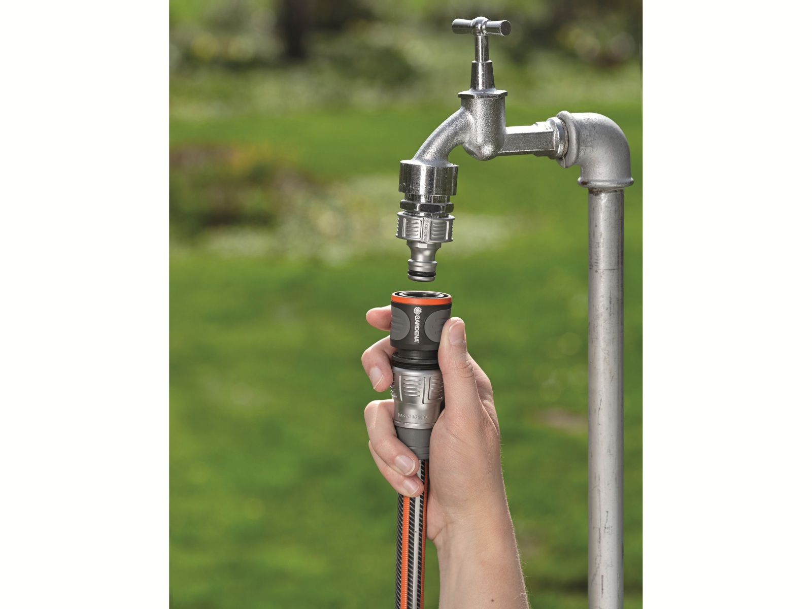 GARDENA Schlauchverbinder 18255-20 Premium, 13 mm (1/2") und 15 mm (5/8") GARDENA Schlauchverbinder 18255-20 Premium, 13 mm (1/2") und 15 mm (5/8")