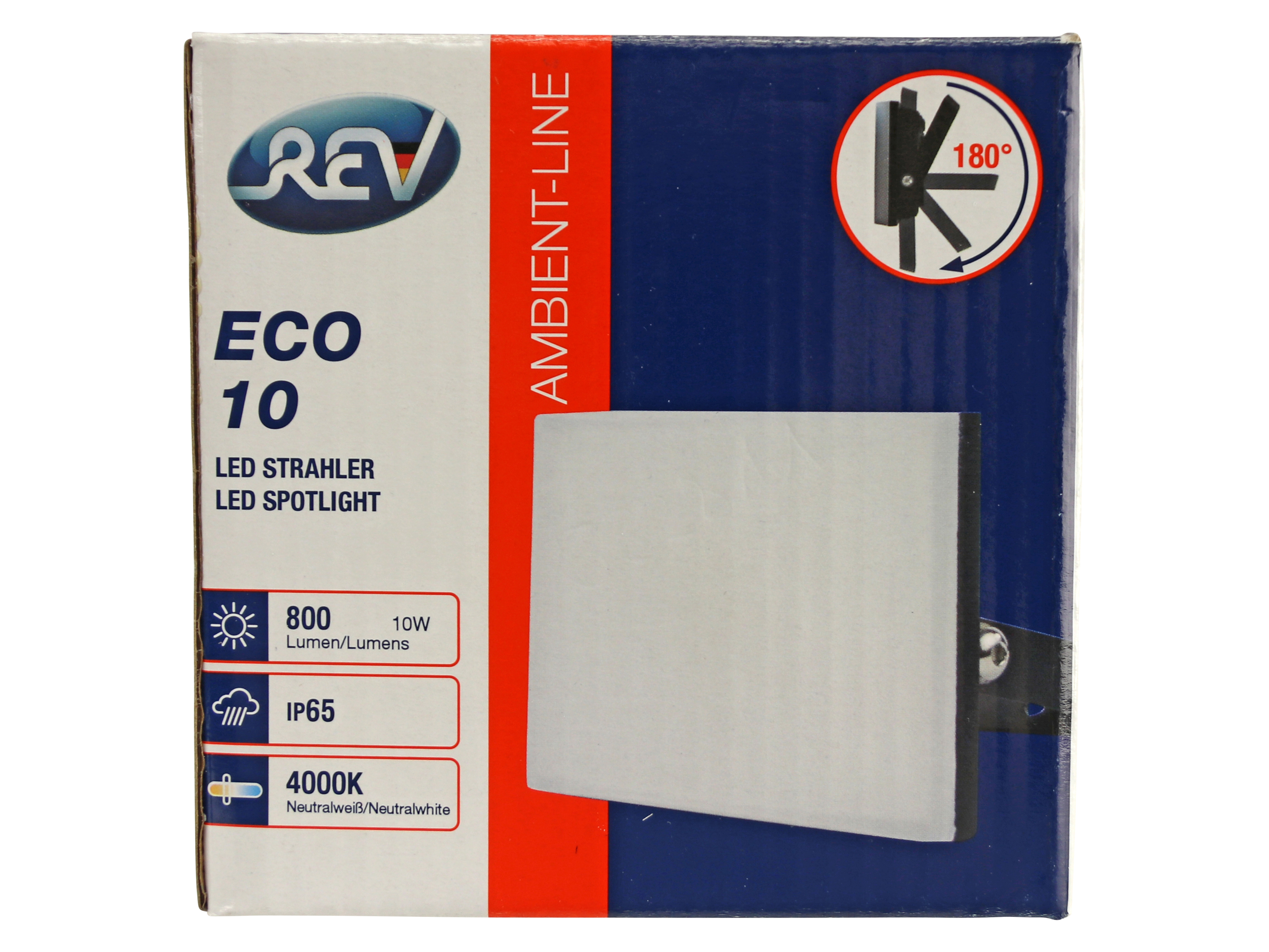 LED Strahler Eco 10 LFPOF010, 10W, 4000K, 800 lm, neutralweiß, IP65, schwarz LED Strahler Eco 10 LFPOF010, 10W, 4000K, 800 lm, neutralweiß, IP65, schwarz