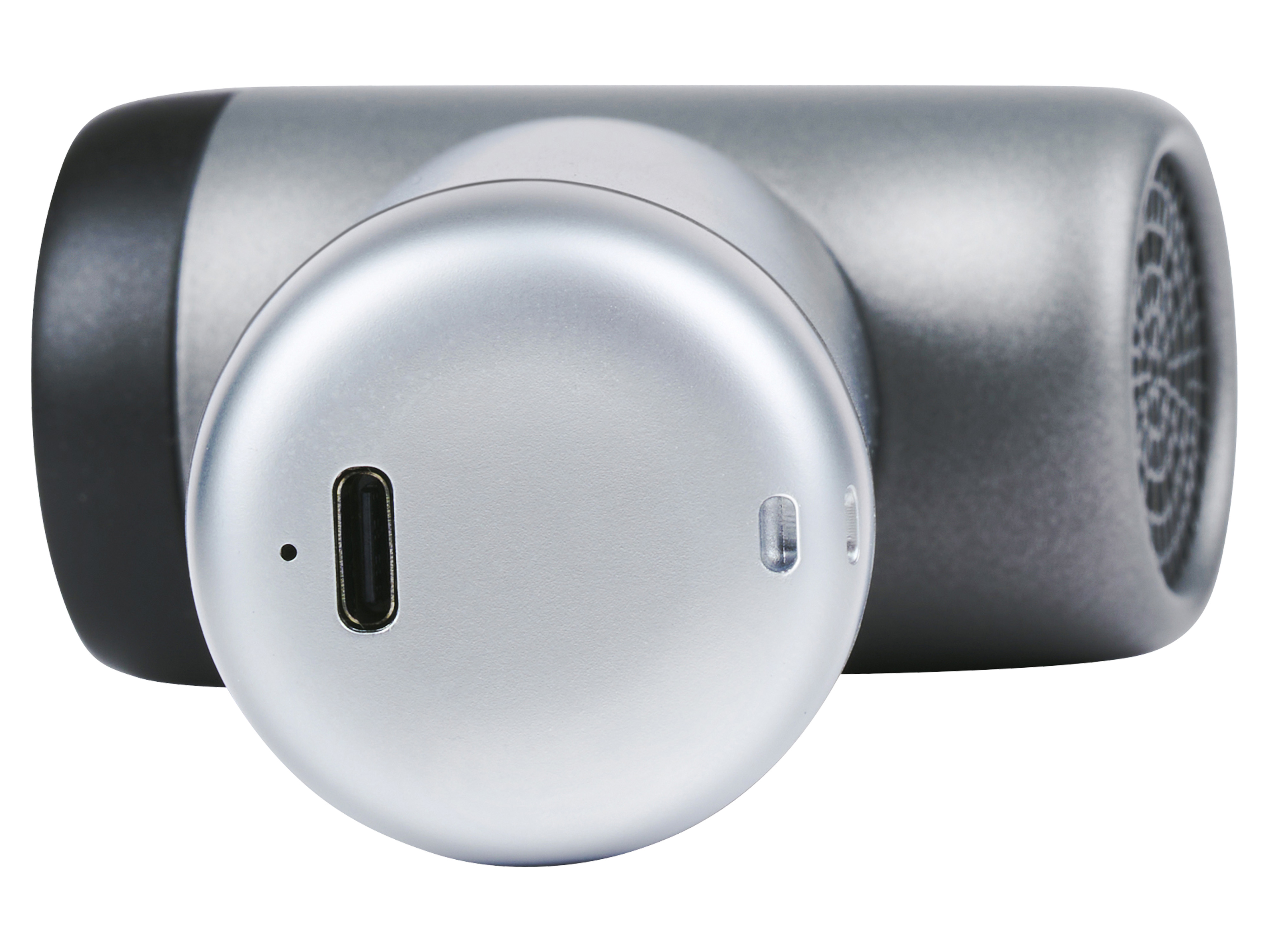 LIFETIME AIR USB-Handventilator 3 Geschwindigkeiten, 1100mAh, silber